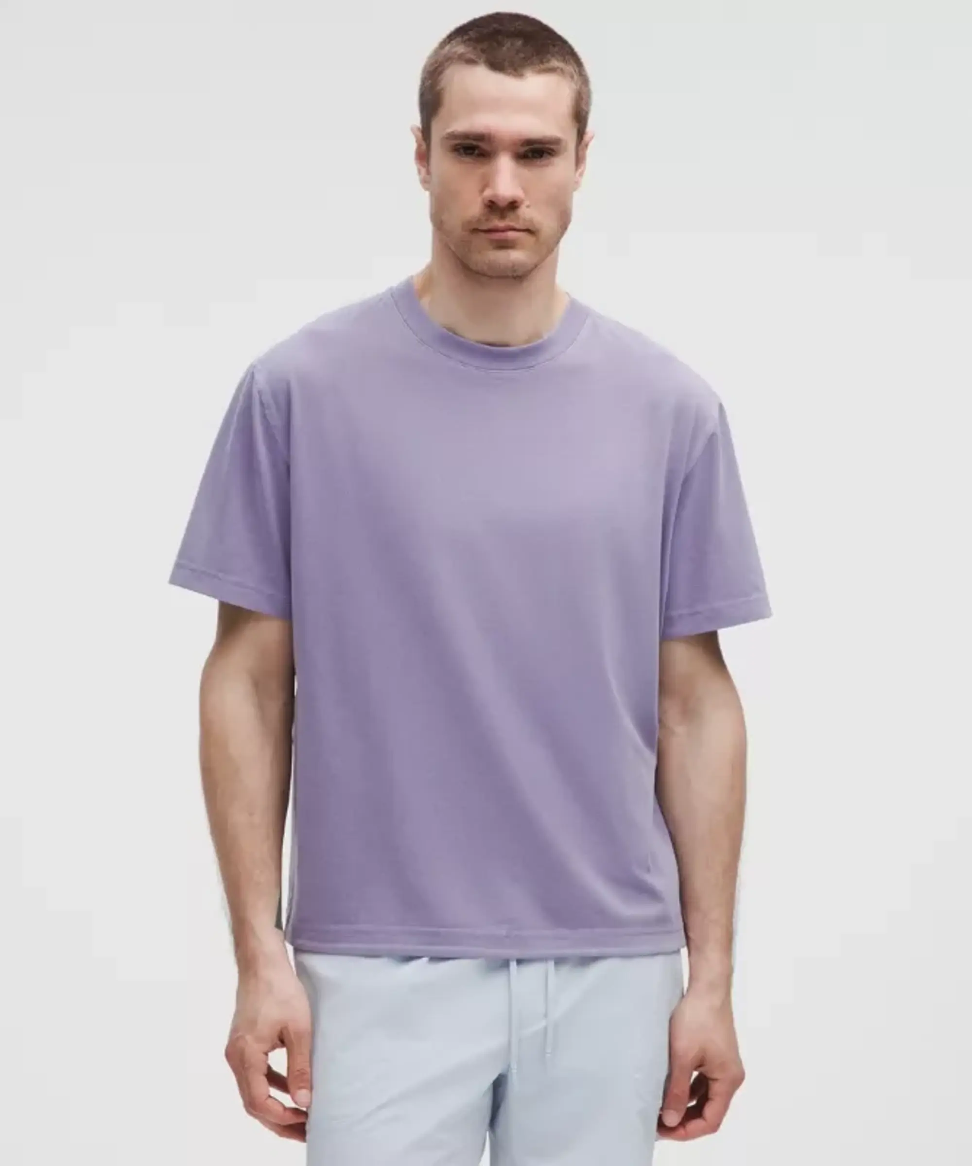 lululemon – Men's EasySet Training Short-Sleeve Shirt Wash – Color Purple – Size 3XL