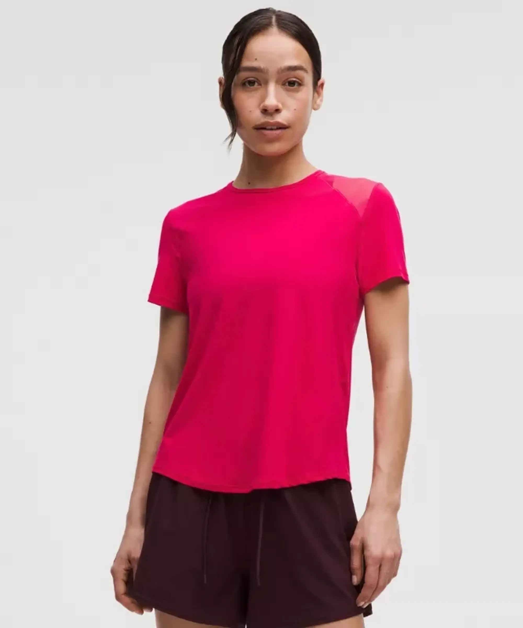 lululemon – Women's Sculpt Short-Sleeve Shirt – Color Pink – Size 0