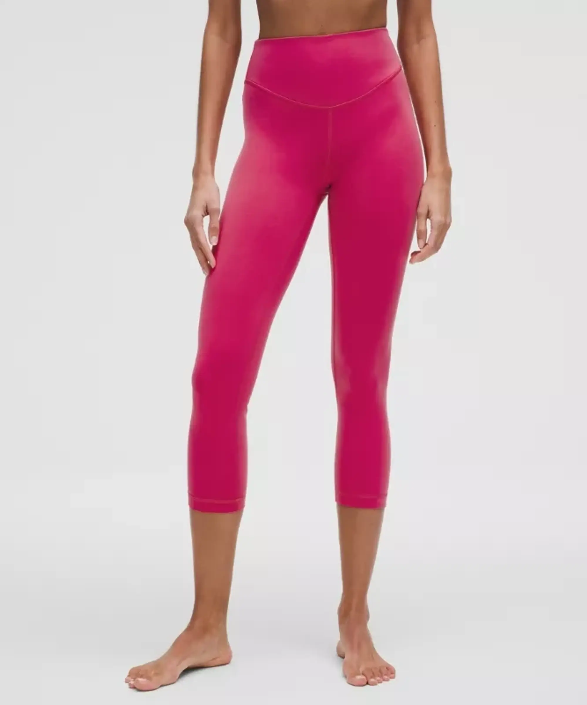 lululemon – Women's Wunder Under High-Rise Crop Leggings – 23" – Color Pink – Size 0