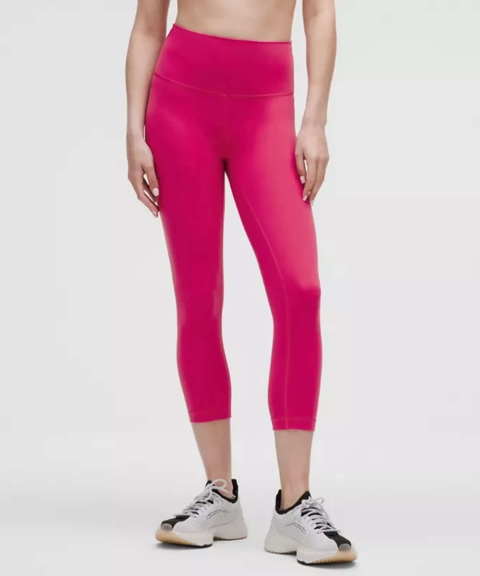 lululemon – Women's Wunder Train High-Rise Crop Leggings – 21" – Color Pink – Size 0