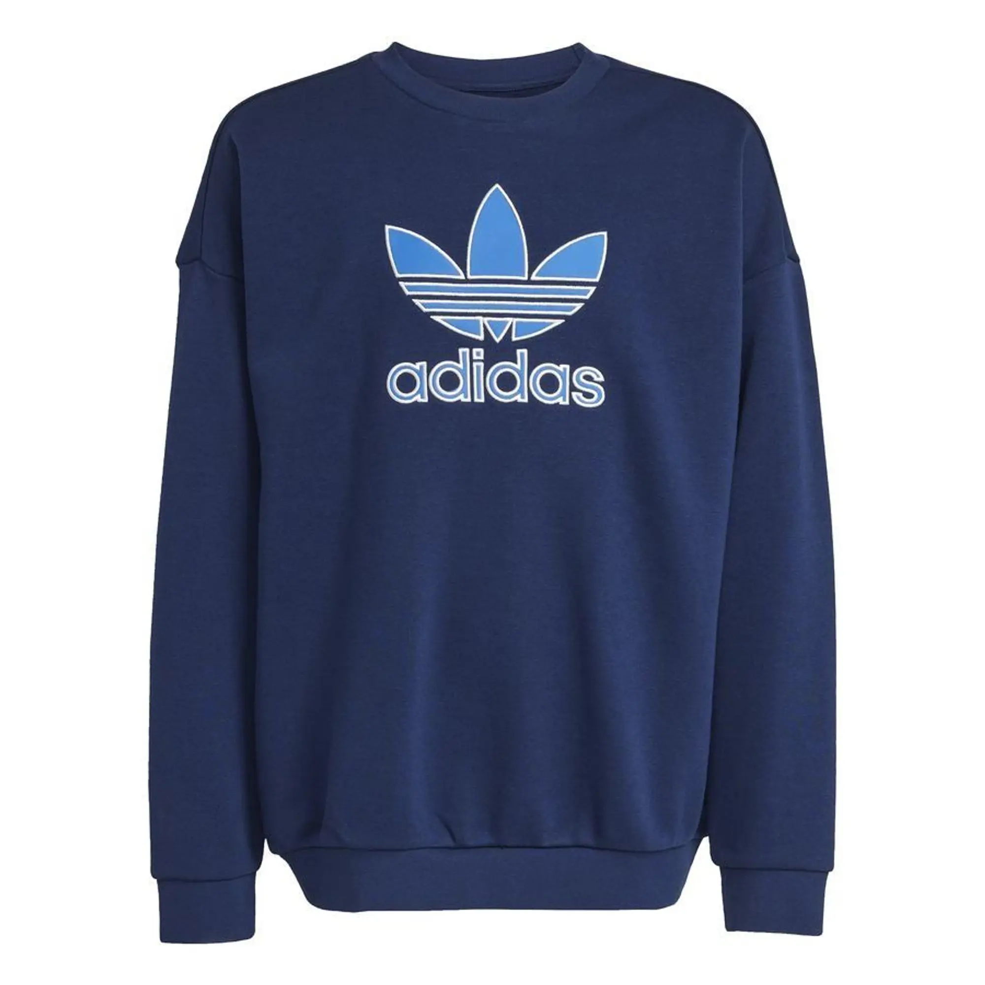Adidas Originals Sweatshirt Trefoil Crew - ['Blue']