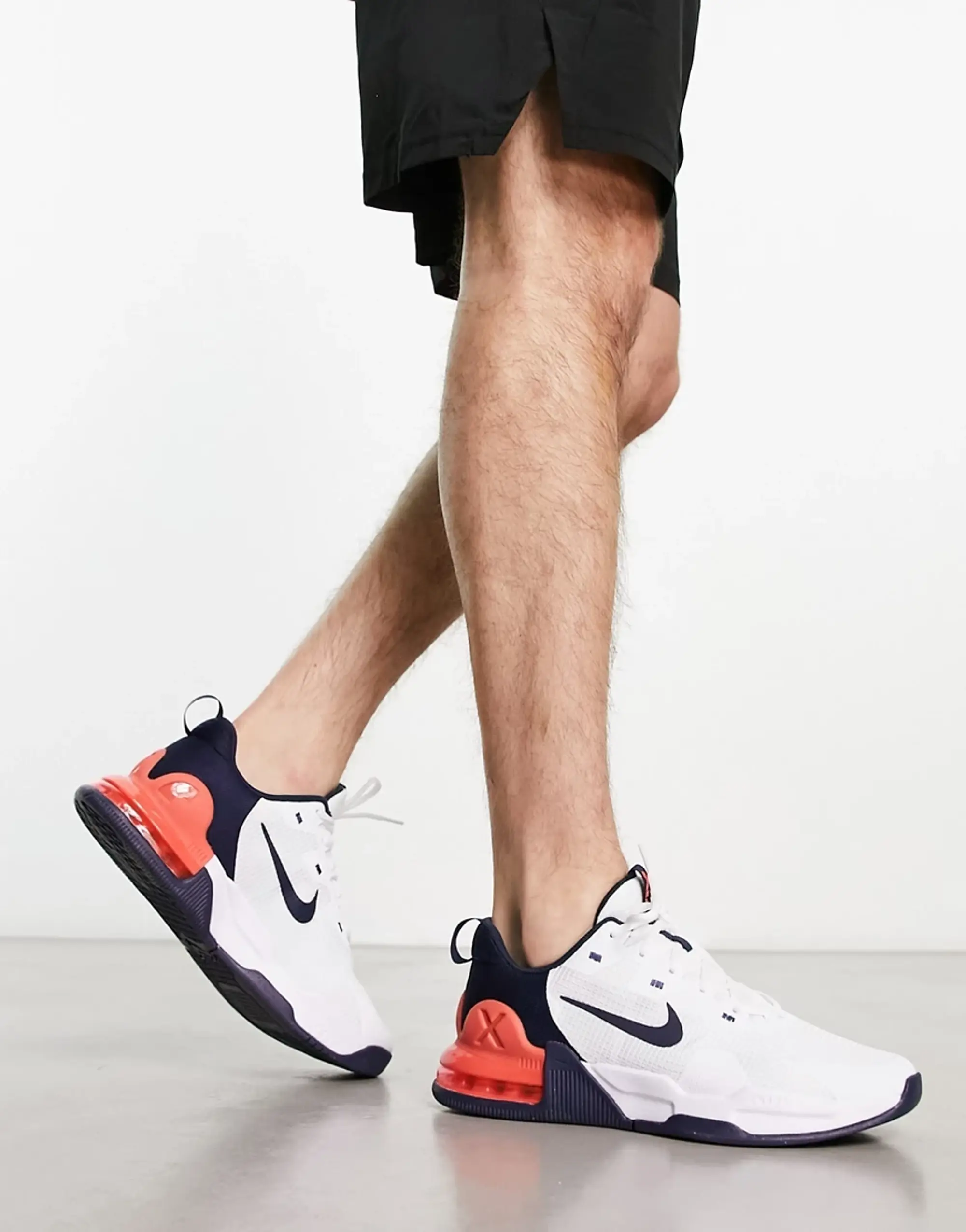 Nike Training Air Max Alpha 5 Trainer In White And Black