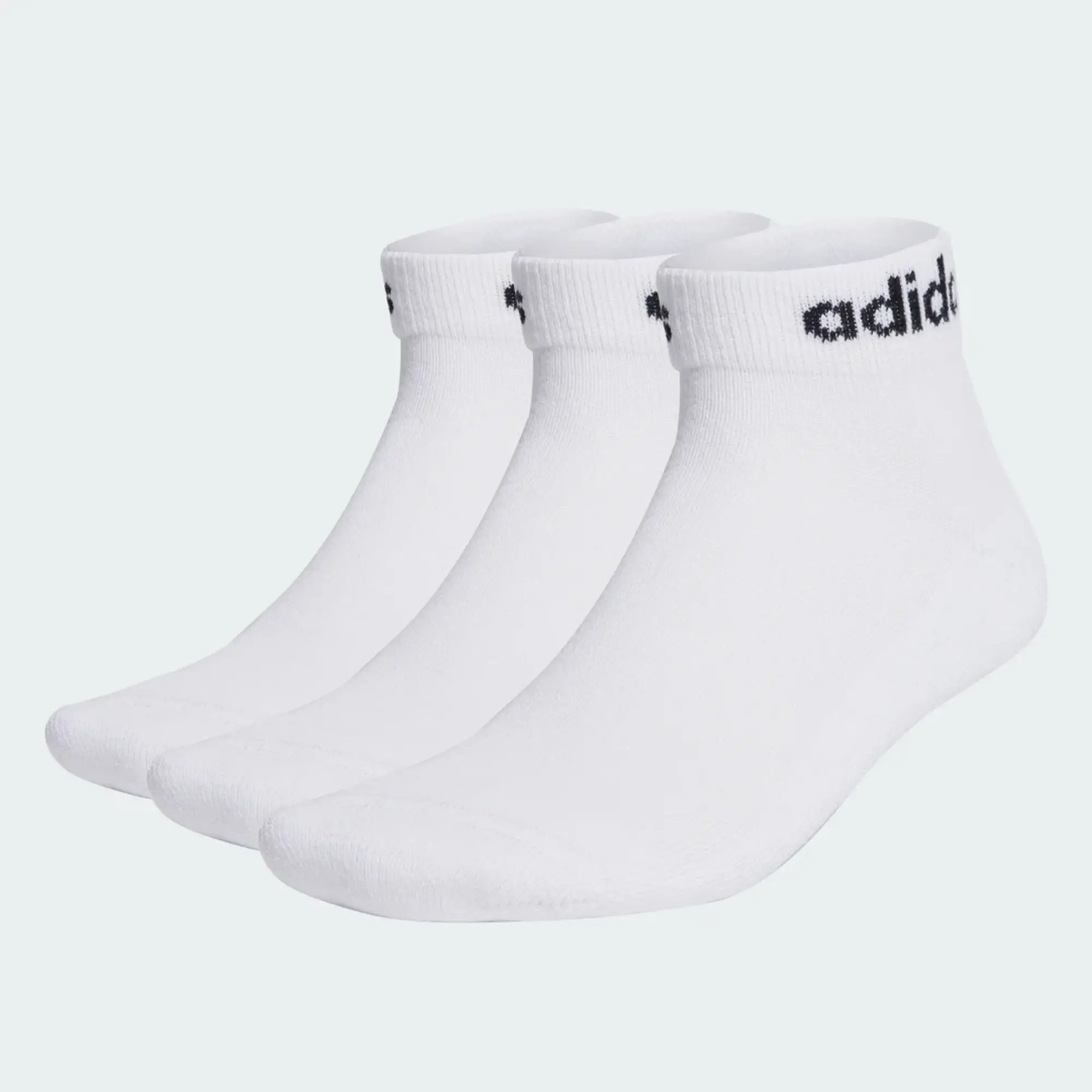 adidas Linear Ankle Cushioned Socks 3 Pairs