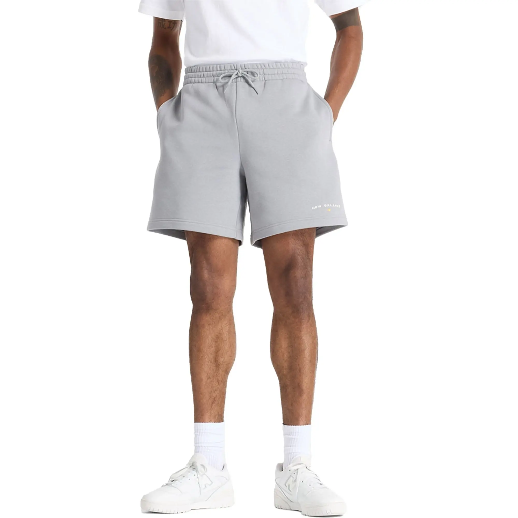 New Balance Reimagined Fleece Graphic 7 Sweat Shorts