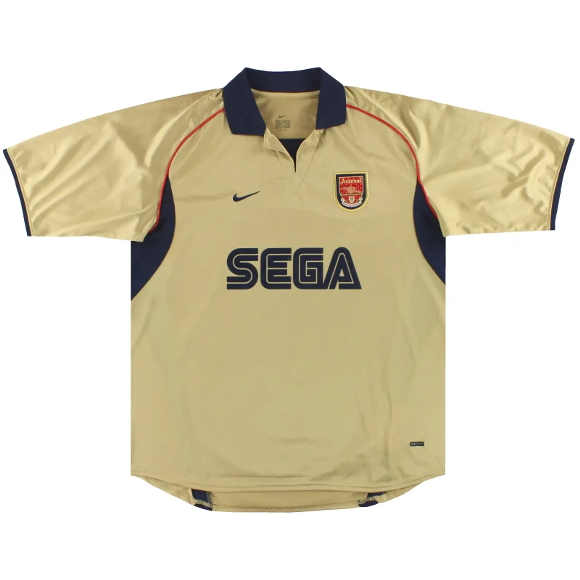 02/04 Arsenal away uniform nike Vintage 2002-2004 Nike Arsenal