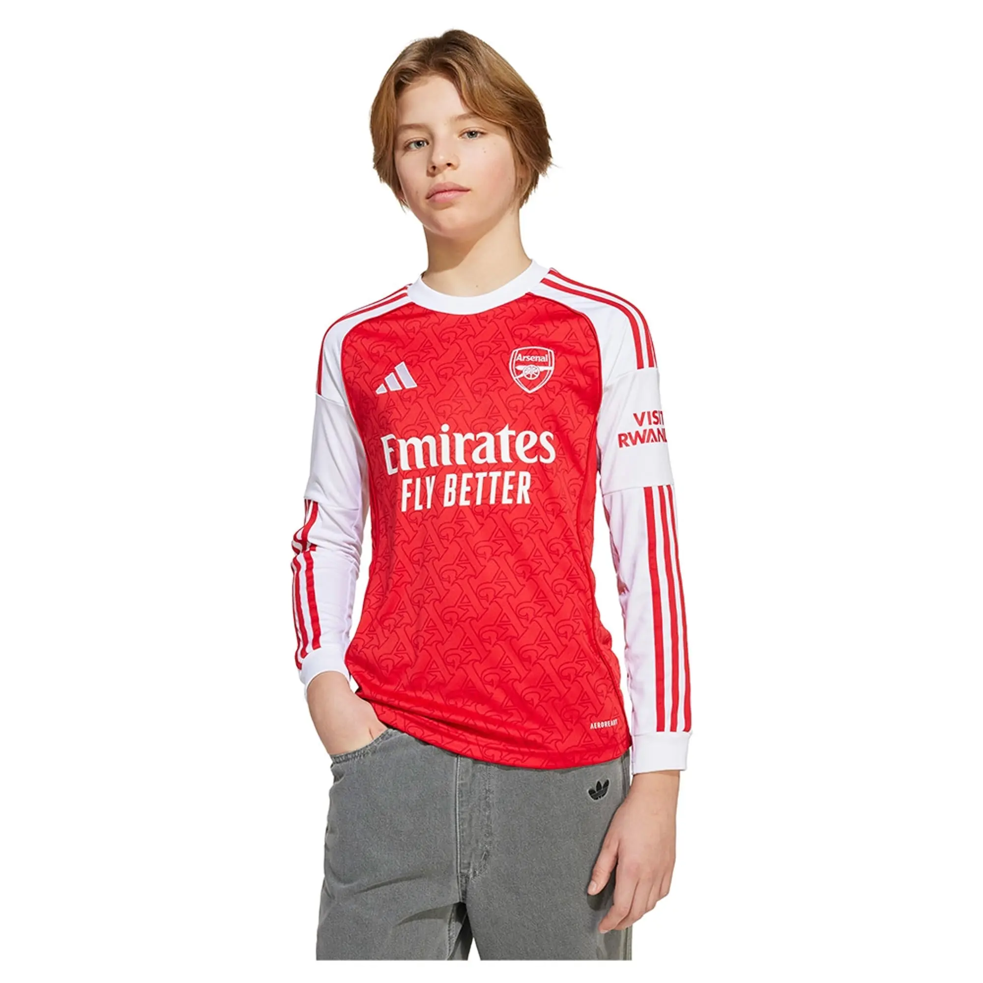 Adidas Arsenal 25/26 Home Junior Long Sleeve T-shirt