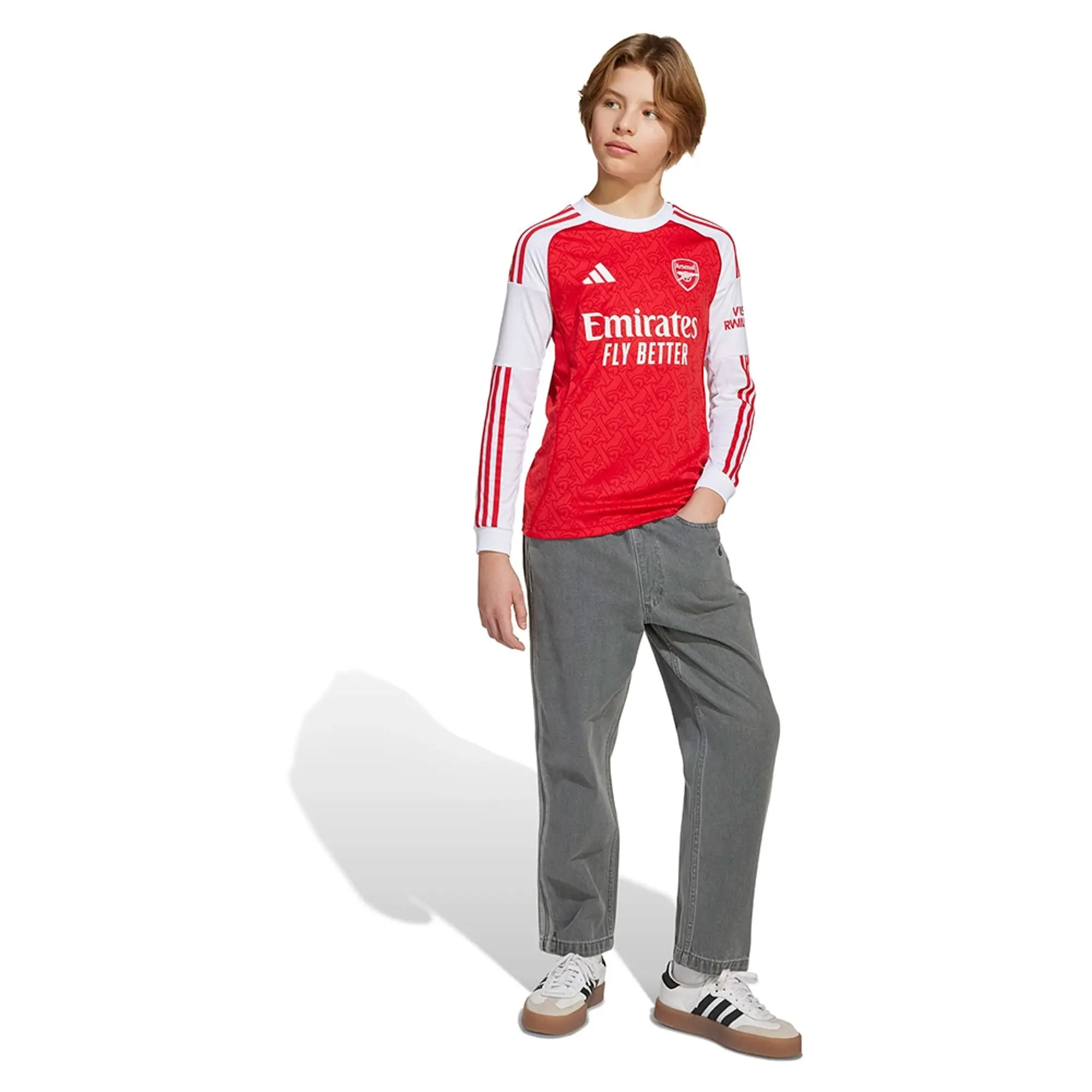 Adidas Arsenal 25/26 Home Junior Long Sleeve T-shirt