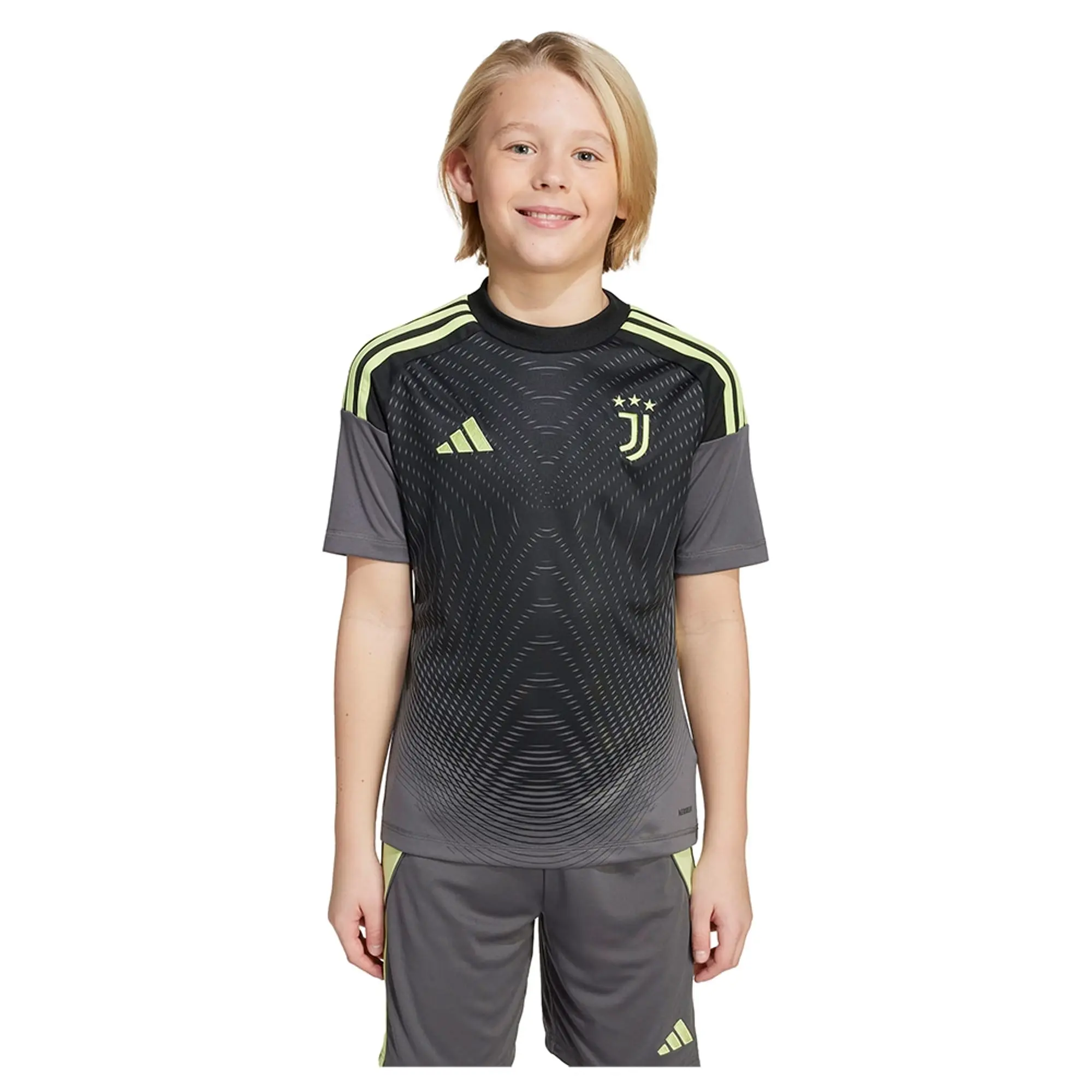 Adidas Juventus 25/26 Goalkeeper Home Junior Short Sleeve T-shirt