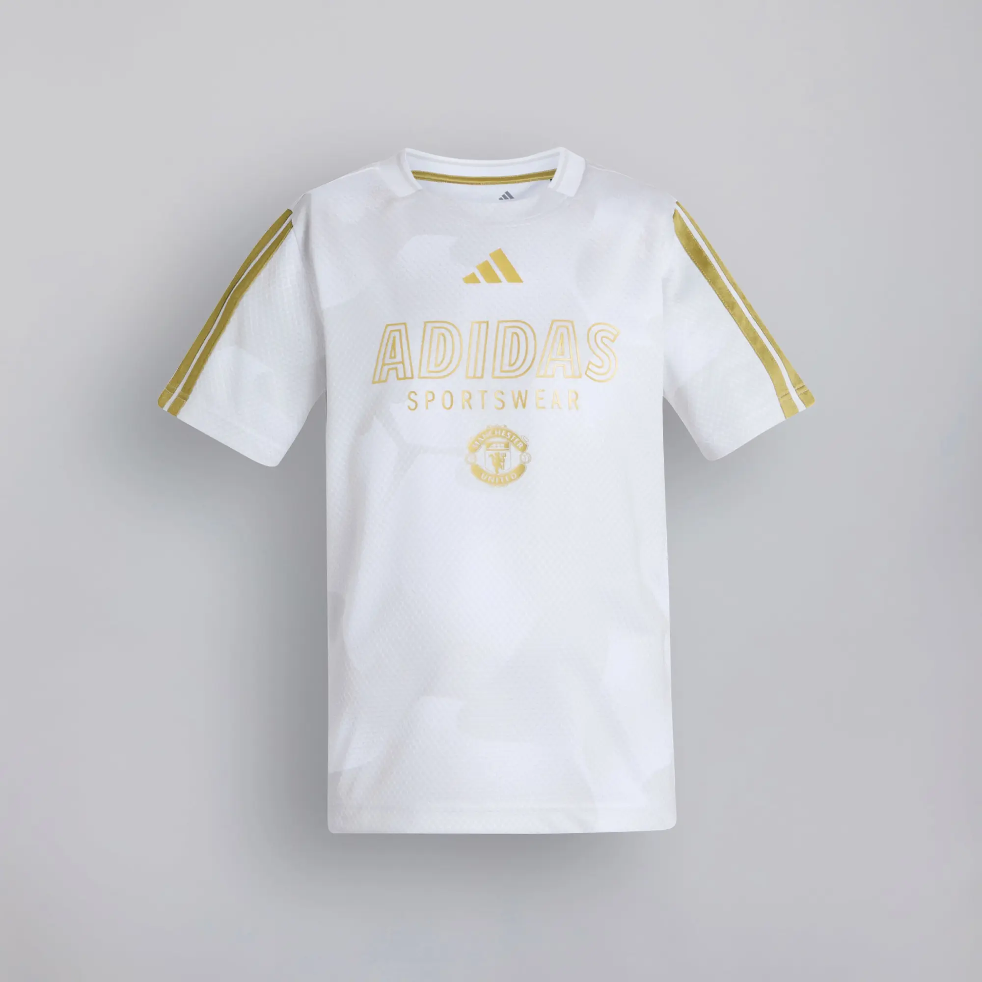 Manchester United x adidas Kids House of Tiro Cargo T-Shirt White