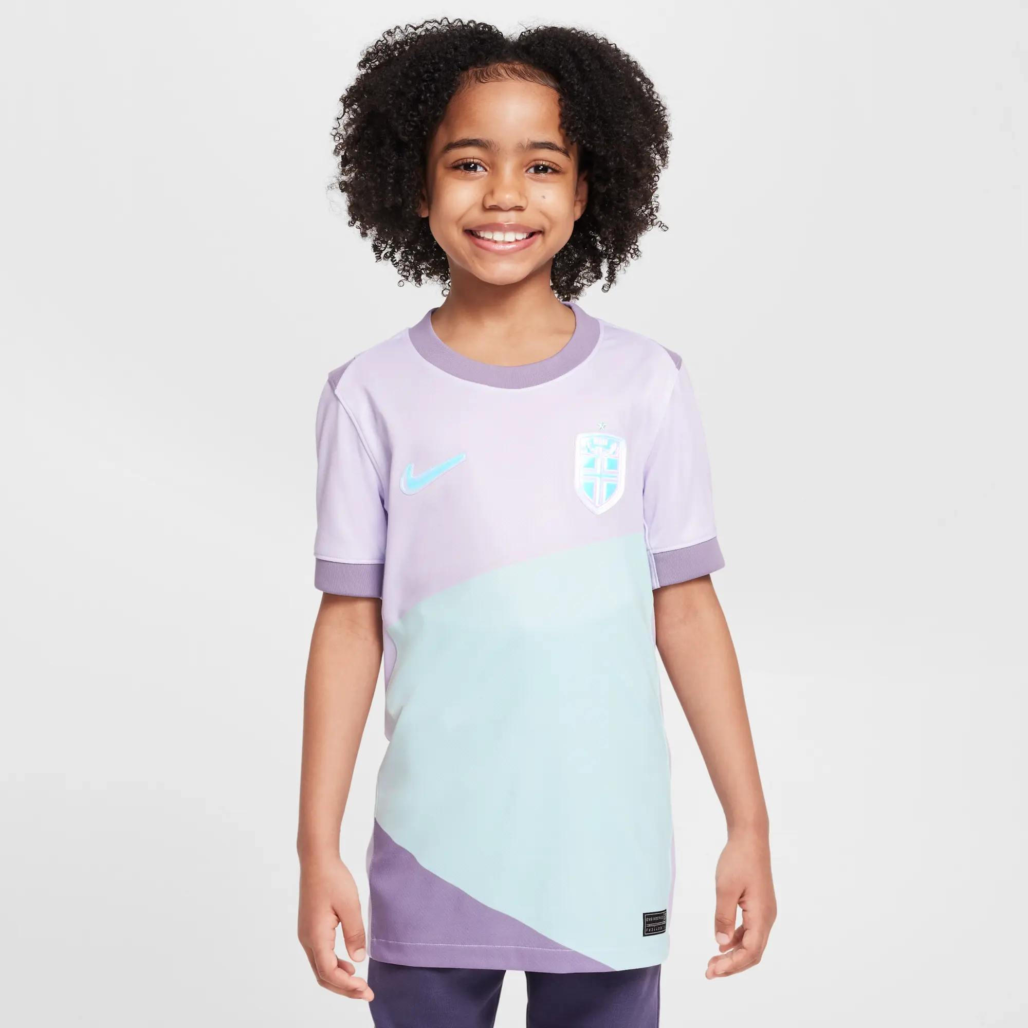 Norway 2025 Stadium Away (Women's Team) Older Kids' Nike Dri-FIT Football Replica Shirt - Purple - Polyester
