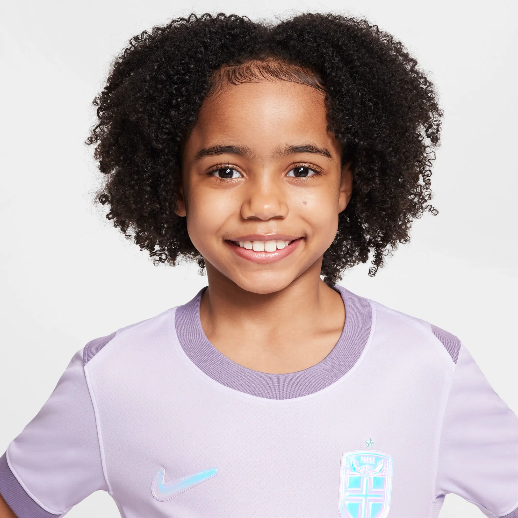Norway 2025 Stadium Away (Women's Team) Older Kids' Nike Dri-FIT Football Replica Shirt - Purple - Polyester