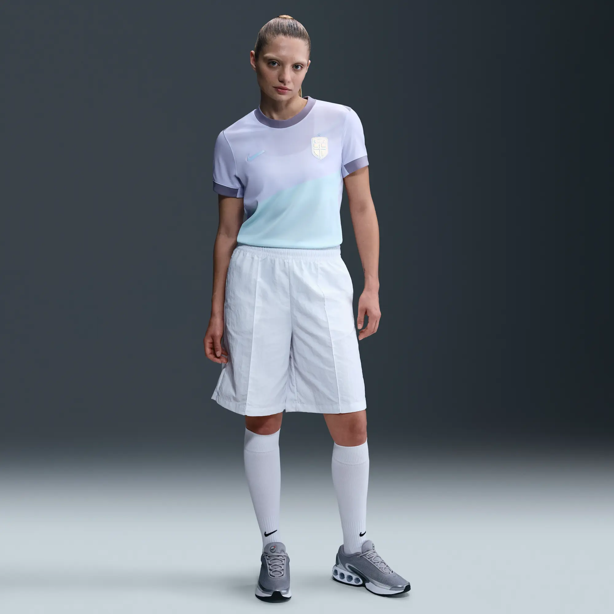 Norway 2025 Stadium Away (Women's Team) Women's Nike Dri-FIT Football Replica Shirt - Purple - Polyester