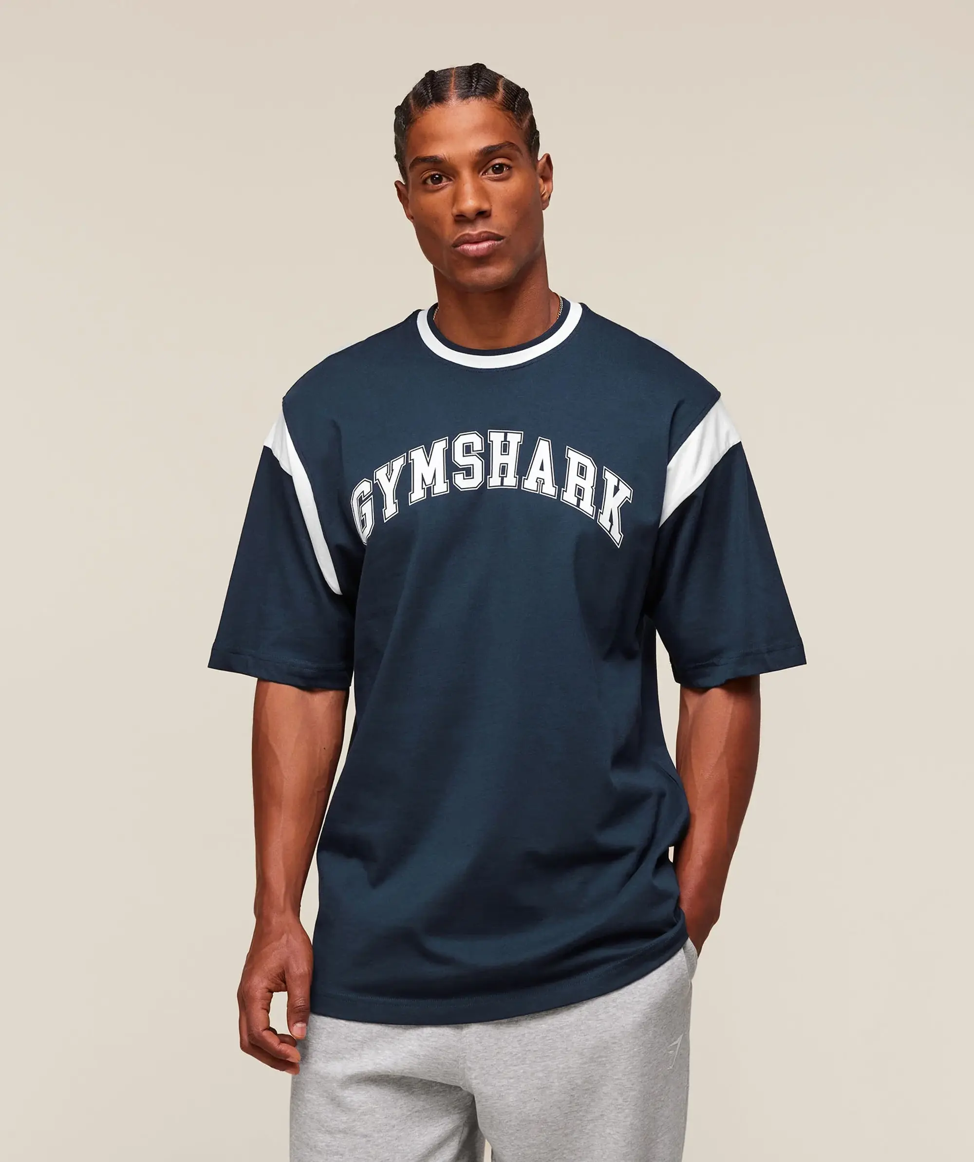  GSLC Oversized T-Shirt - Navy