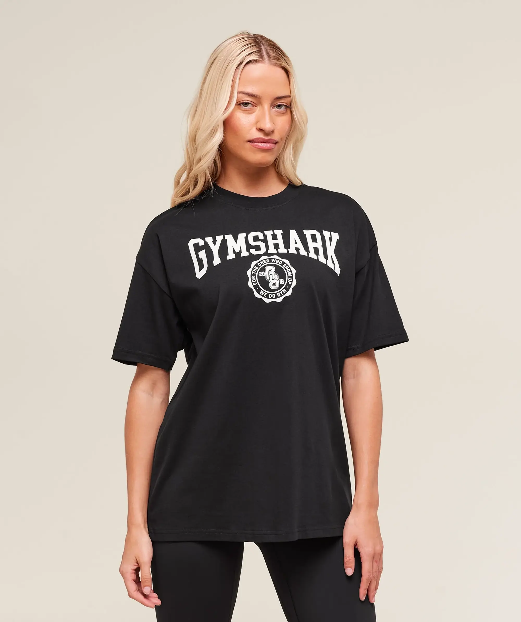 Collegiate Graphic T-Shirt - Black