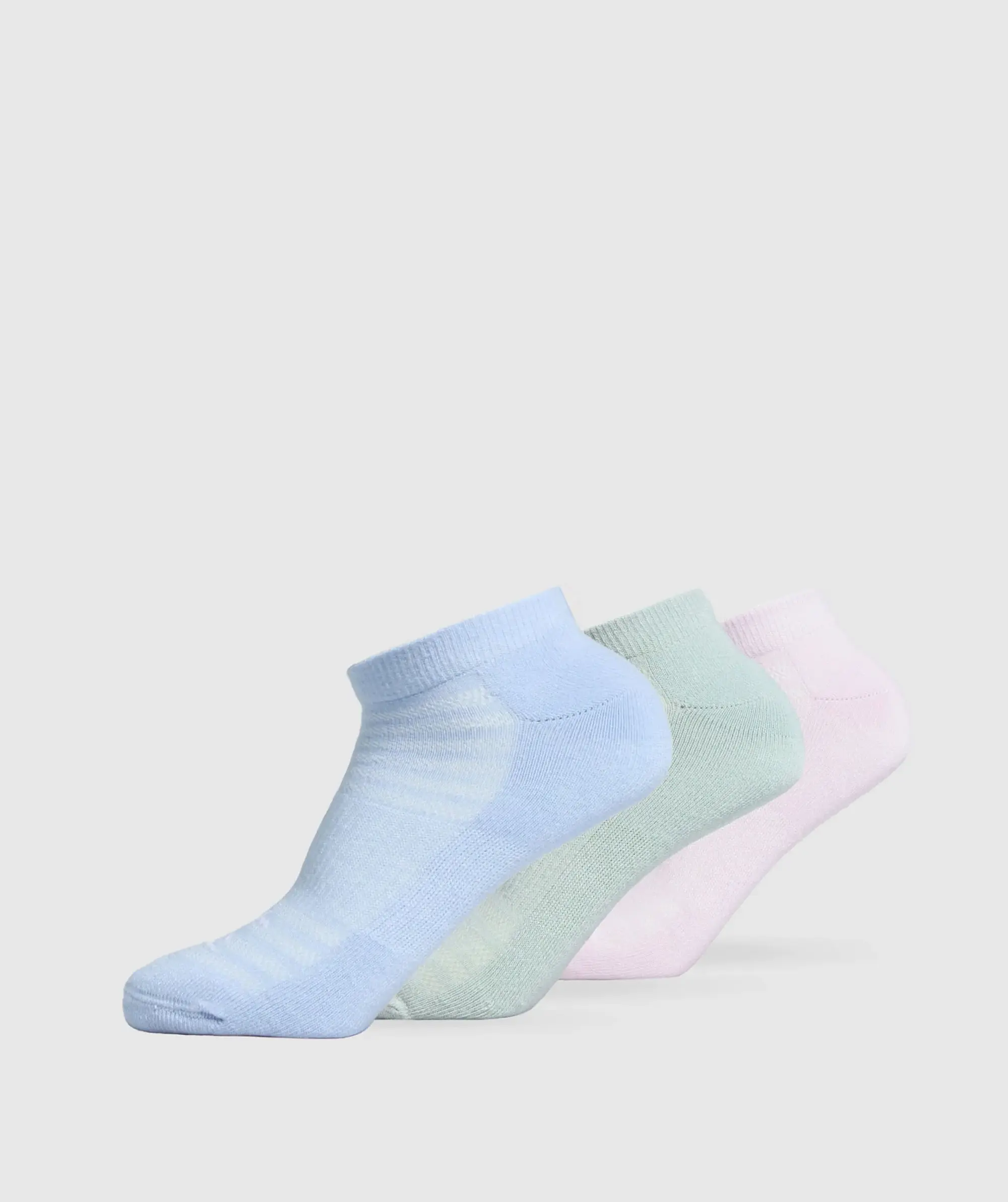  Trainer Sock 3pk - Ice Pink/Gentle Blue/Morning Blue