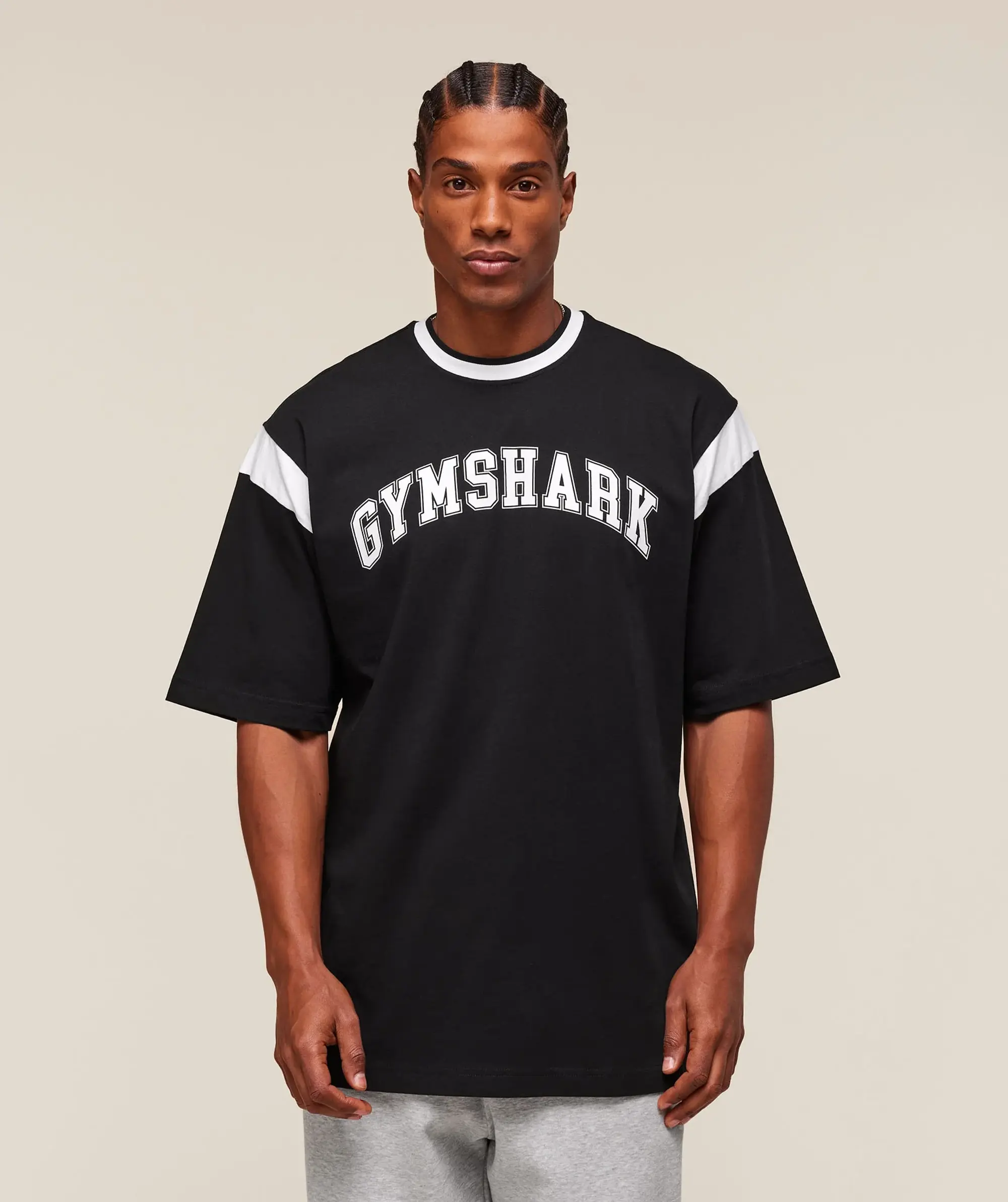  GSLC Oversized T-Shirt - Black/White