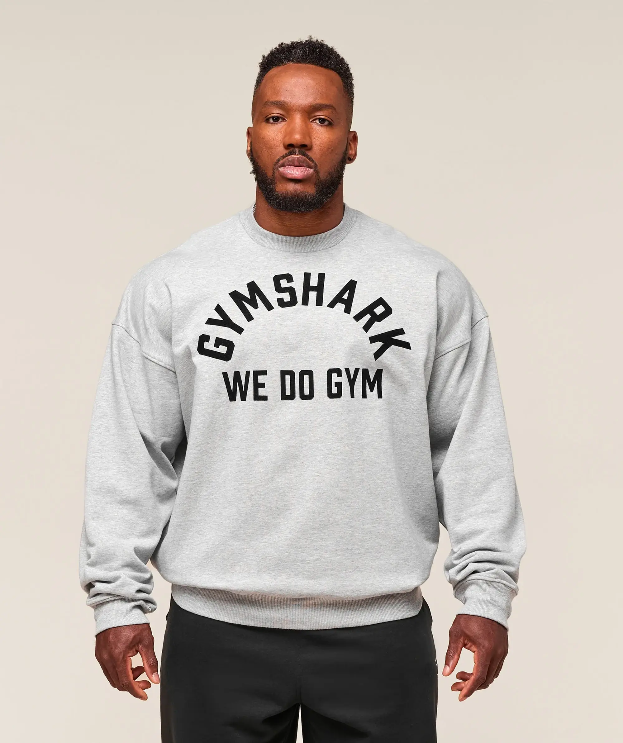  We Do Gym Crew - Light Grey Core Marl
