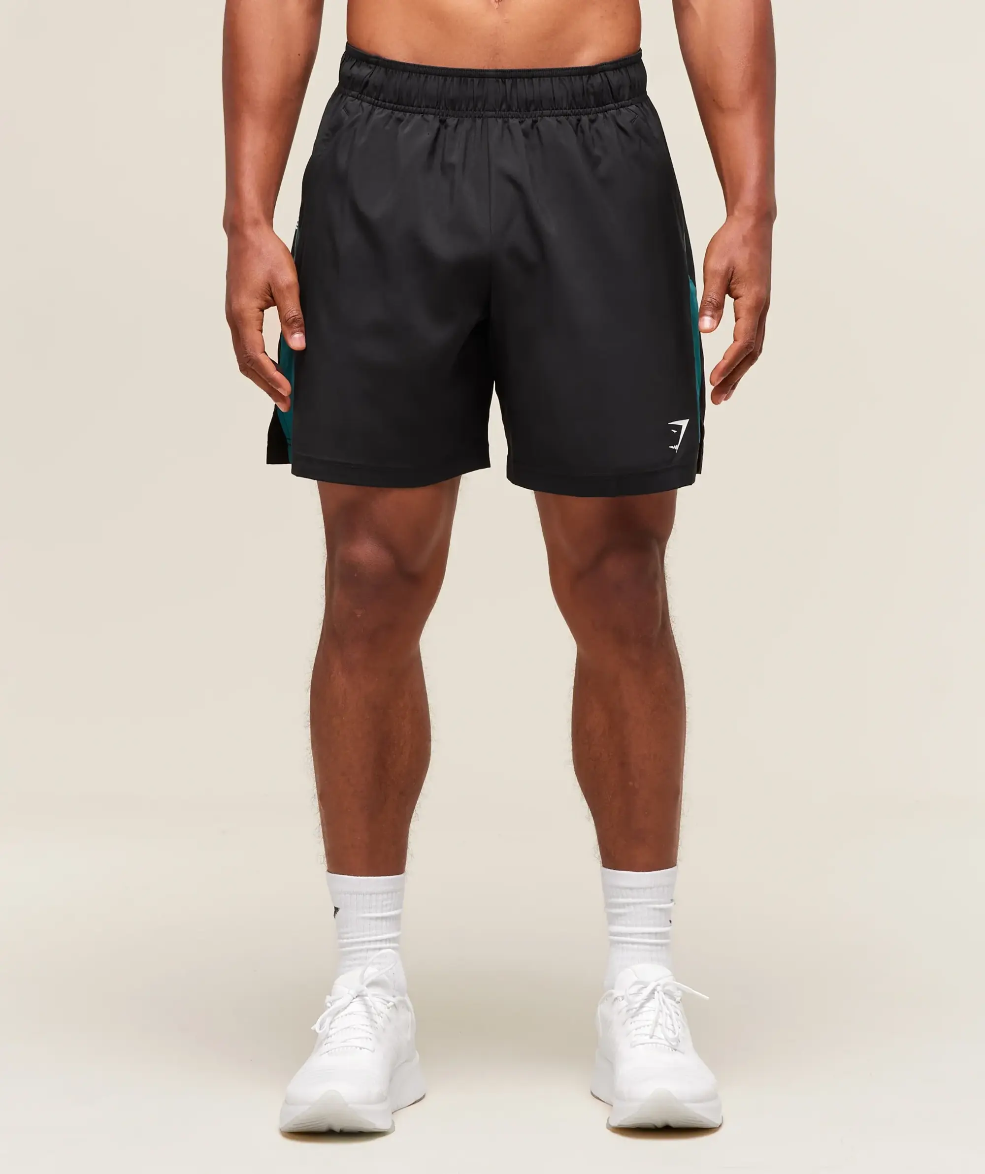  Sport  7" Shorts - Black/Functional Teal