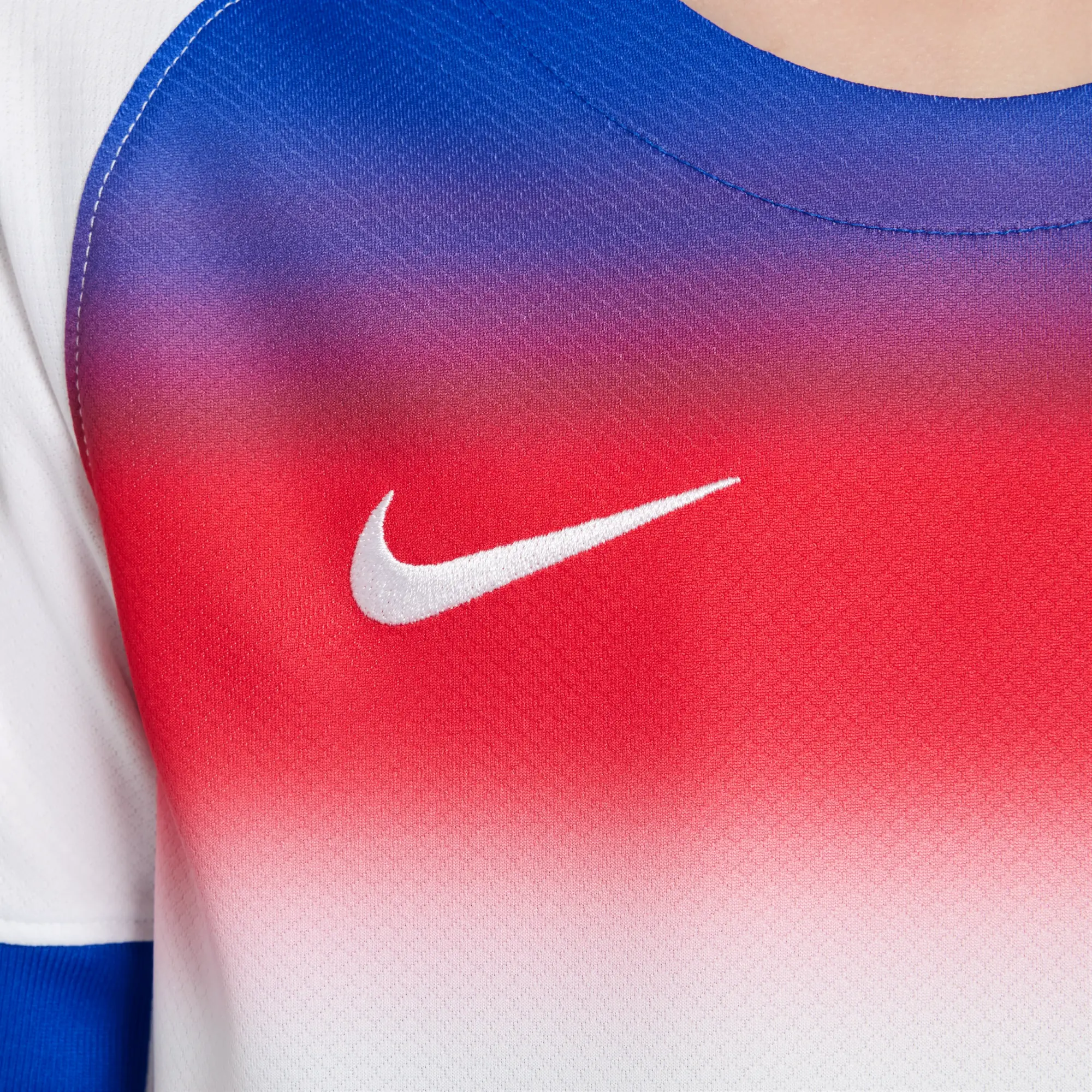 England 2025 Stadium Home (Women's Team) Big Kids' Nike Dri-FIT Soccer Replica Jersey - Blue - Polyester