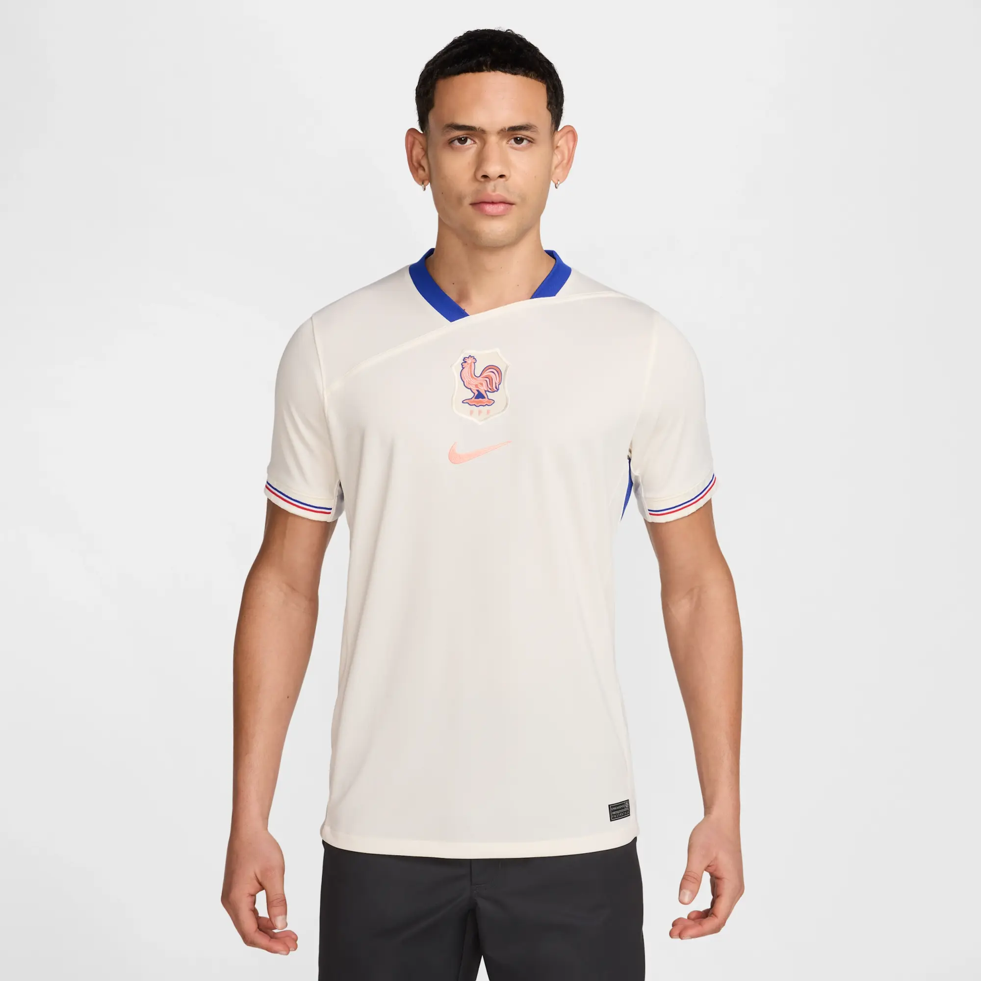 FFF 2025 Stadium Away (Women's Team) Men's Nike Dri-FIT Soccer Replica Jersey - Brown - Polyester