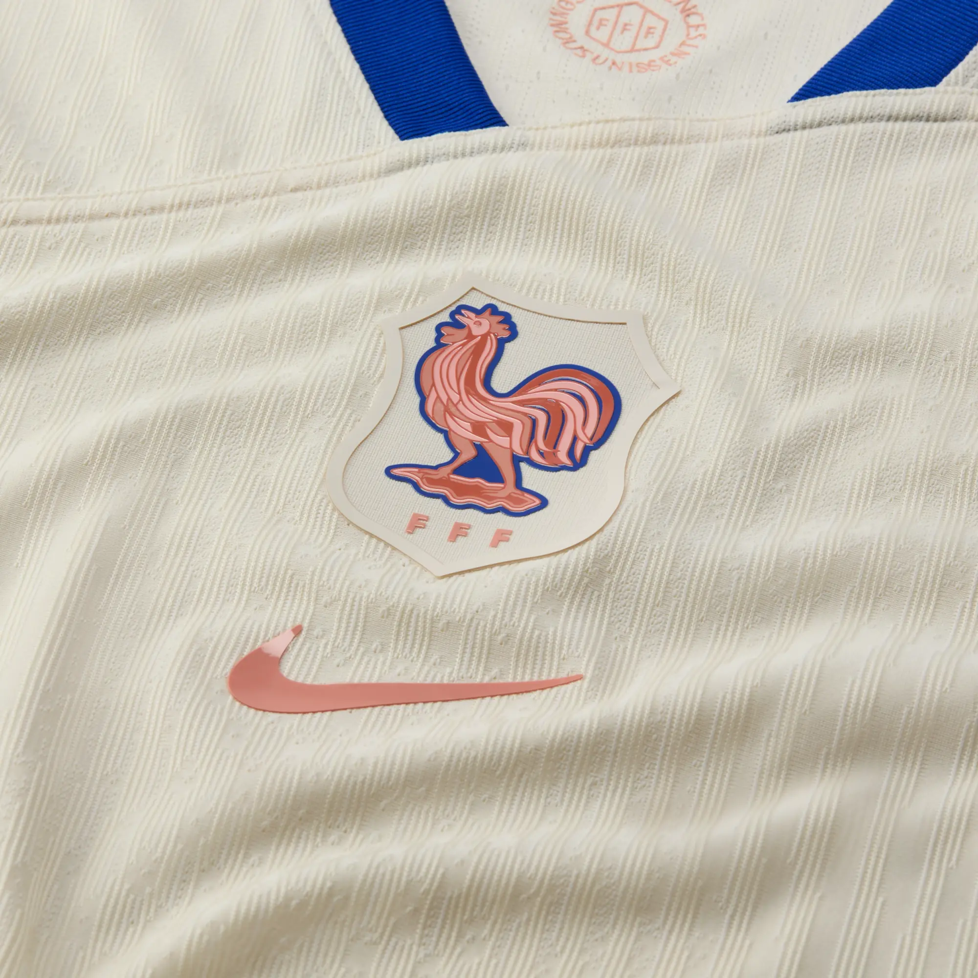 FFF 2025 Match Away (Women's Team) Women's Nike Dri-FIT ADV Soccer Authentic Jersey - Brown - Polyester