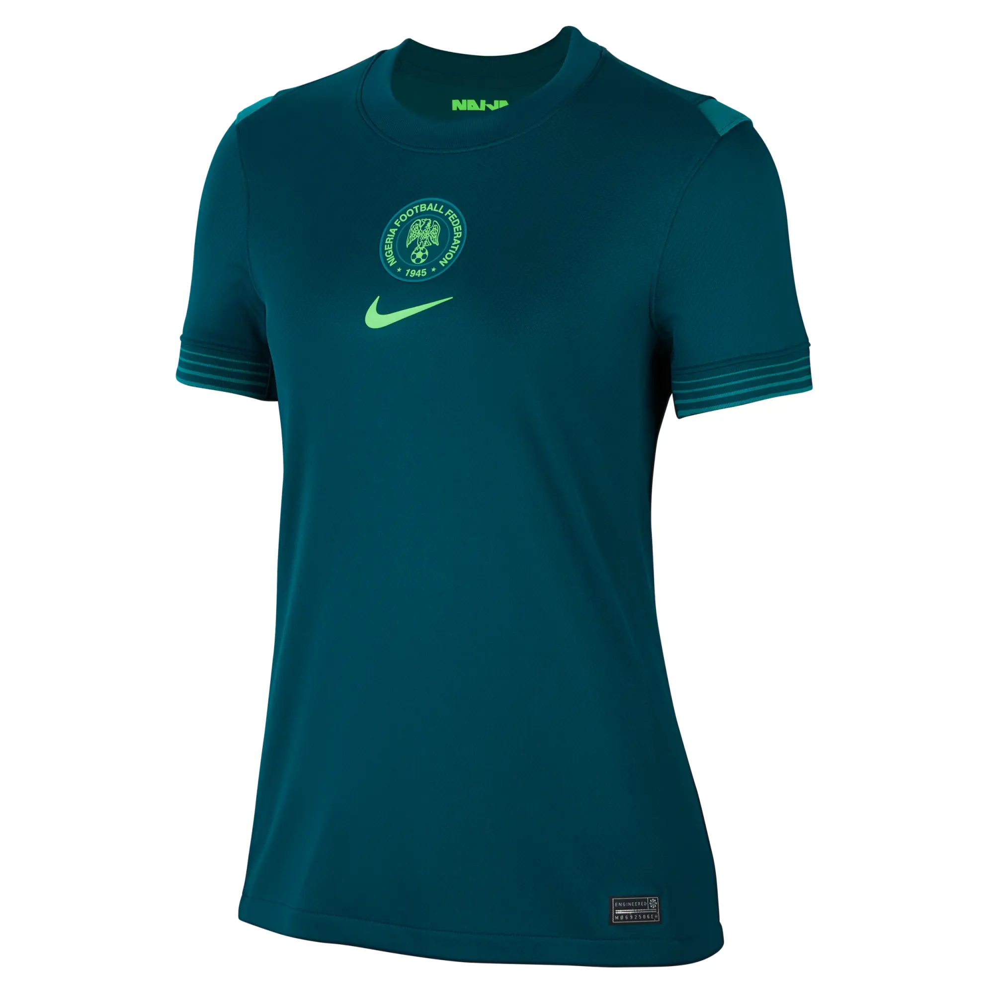 Nigeria 2025 Stadium Home (Women's Team) Women's Nike Dri-FIT Soccer Replica Jersey - Blue - Polyester