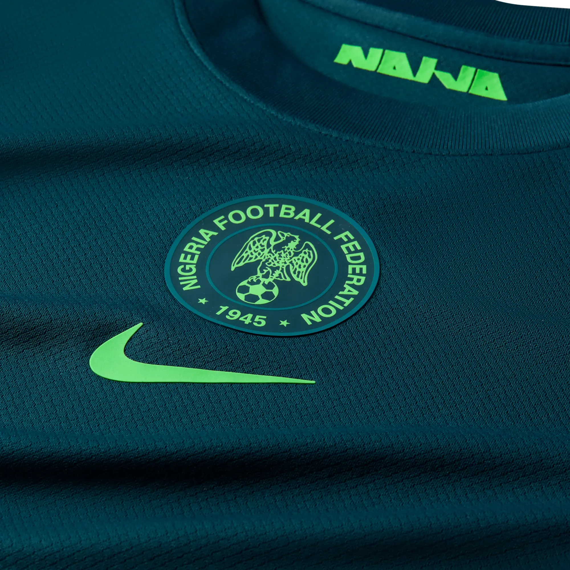 Nigeria 2025 Stadium Home (Women's Team) Women's Nike Dri-FIT Soccer Replica Jersey - Blue - Polyester