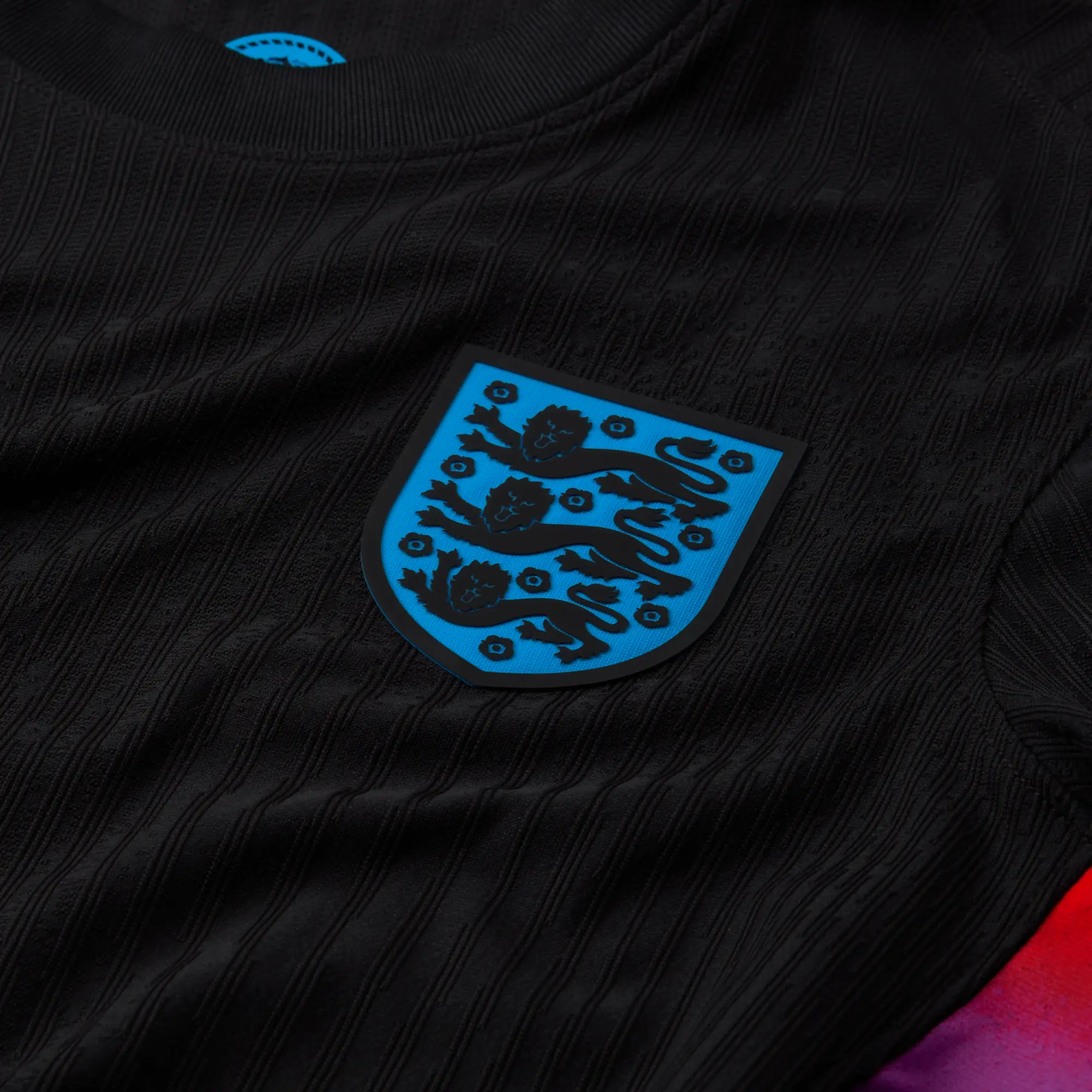 England 2025 Match Away (Women's Team) Women's Nike Dri-FIT ADV Soccer Authentic Jersey - Black - Polyester