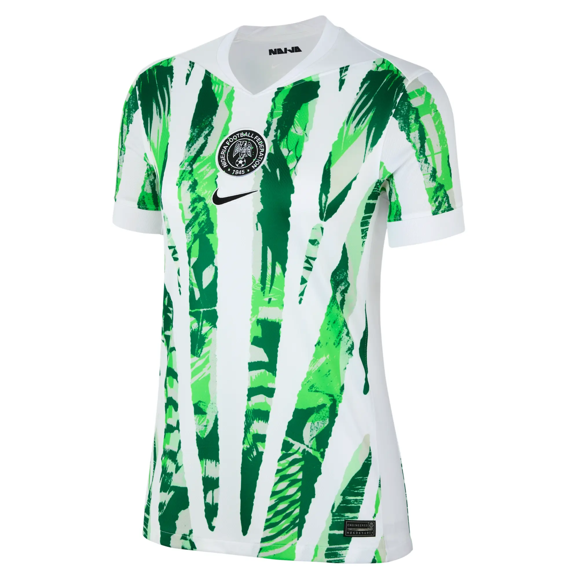 Nigeria 2025 Stadium Away (Women's Team) Women's Nike Dri-FIT Football Replica Shirt - White - Polyester