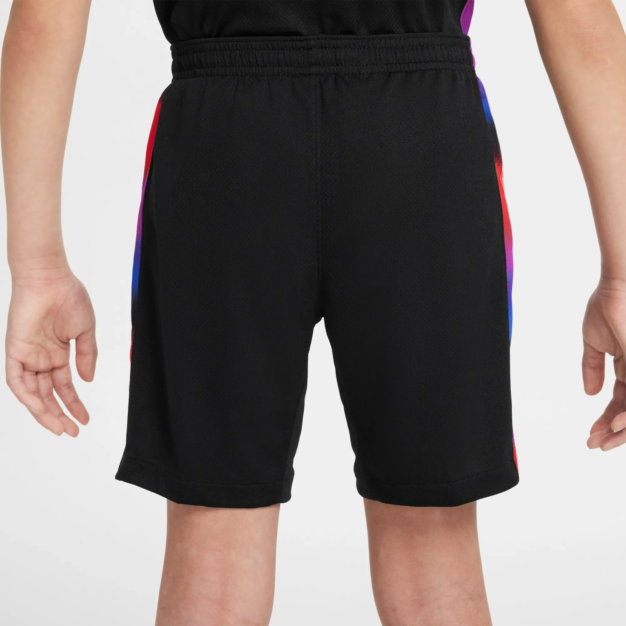 England 2025/26 Stadium Away Older Kids' Nike Dri-FIT Football Replica Shorts - Black - Polyester
