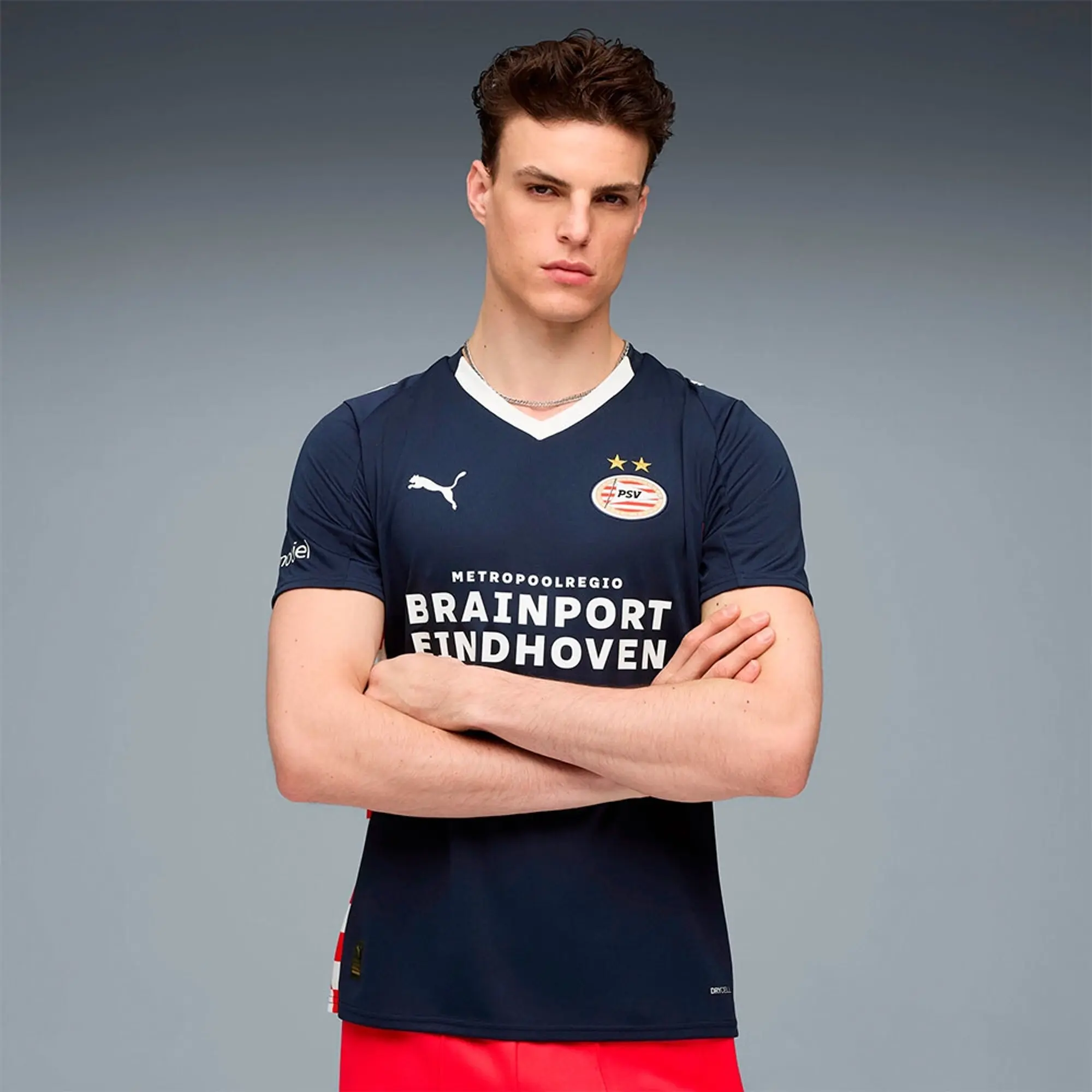PUMA PSV Eindhoven 25/26 Away Jersey Men, Dark Blue