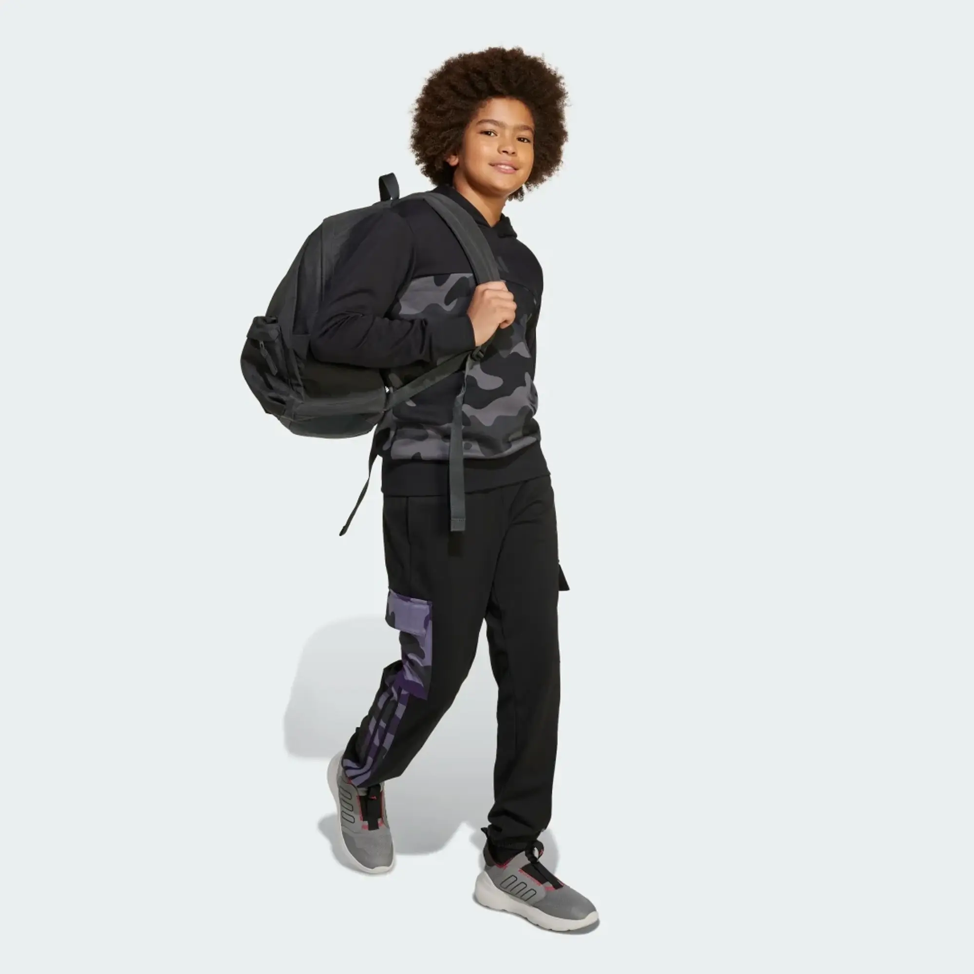 adidas Seasonal Essentials Camo Fleece Hoodie Kids