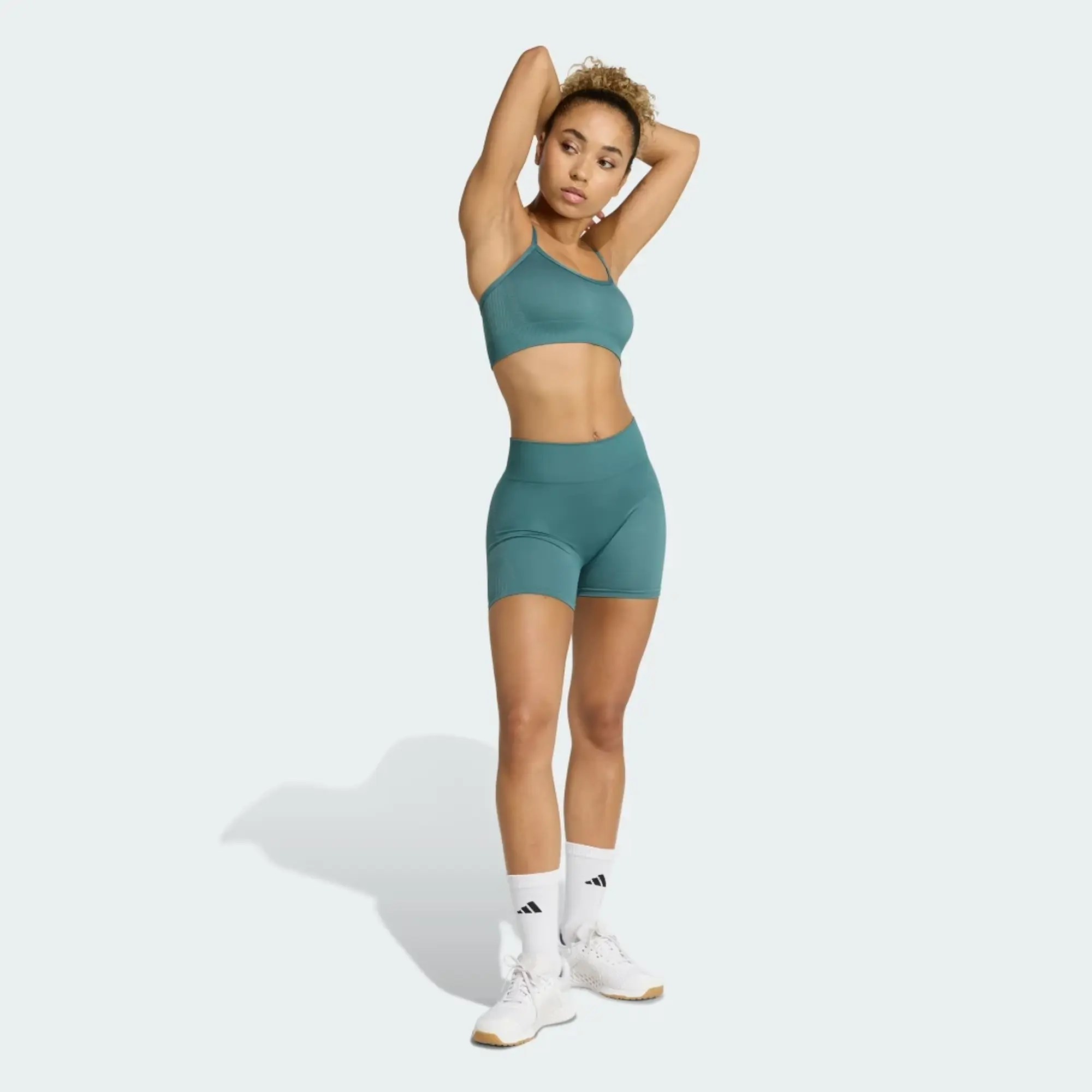 adidas Workout Essentials 4 inch Leggings Knit