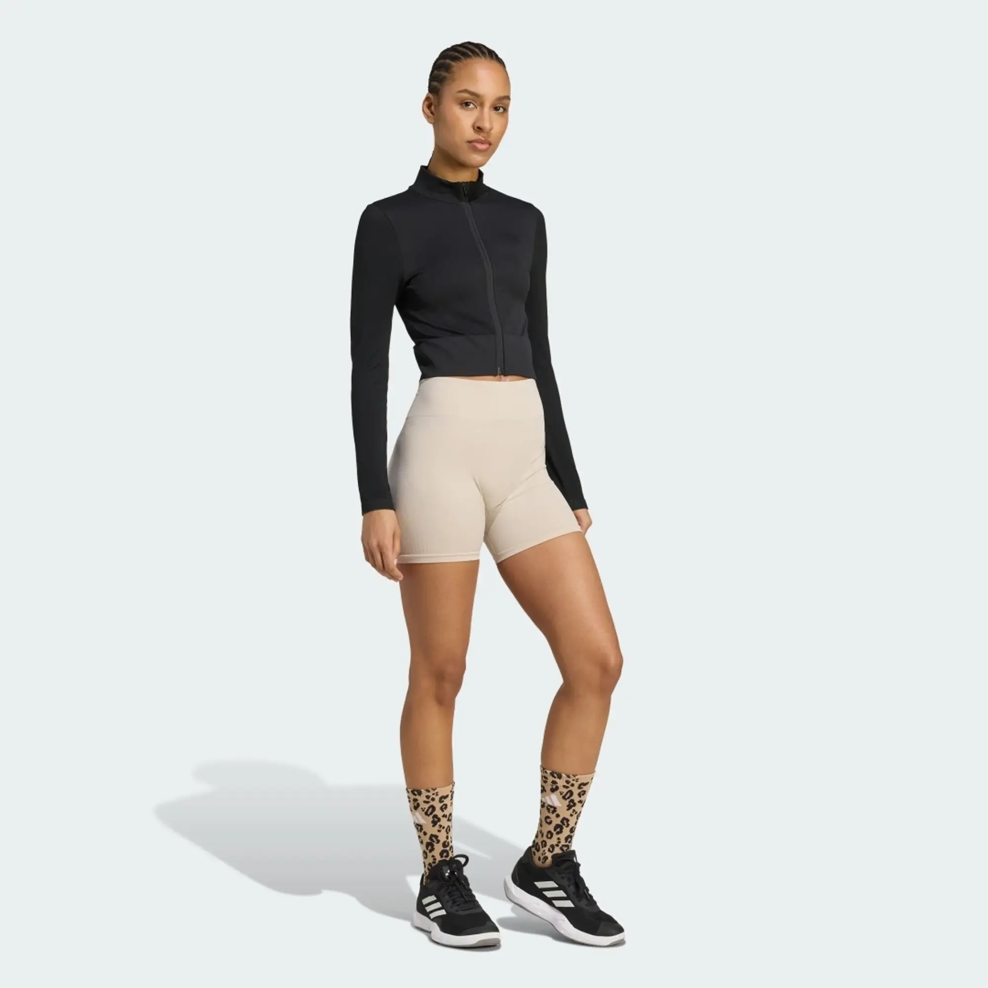adidas Workout Essentials 4 inch Leggings Knit