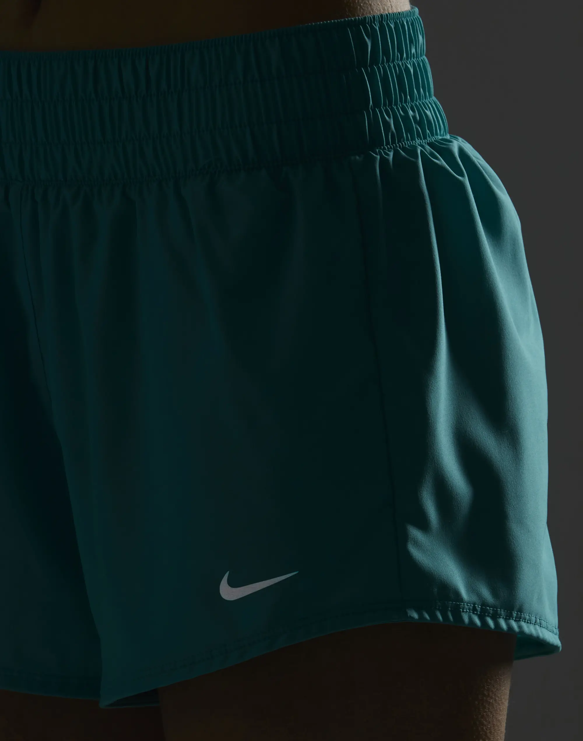 Women's Nike One 3in Shorts in Blue/Silver 