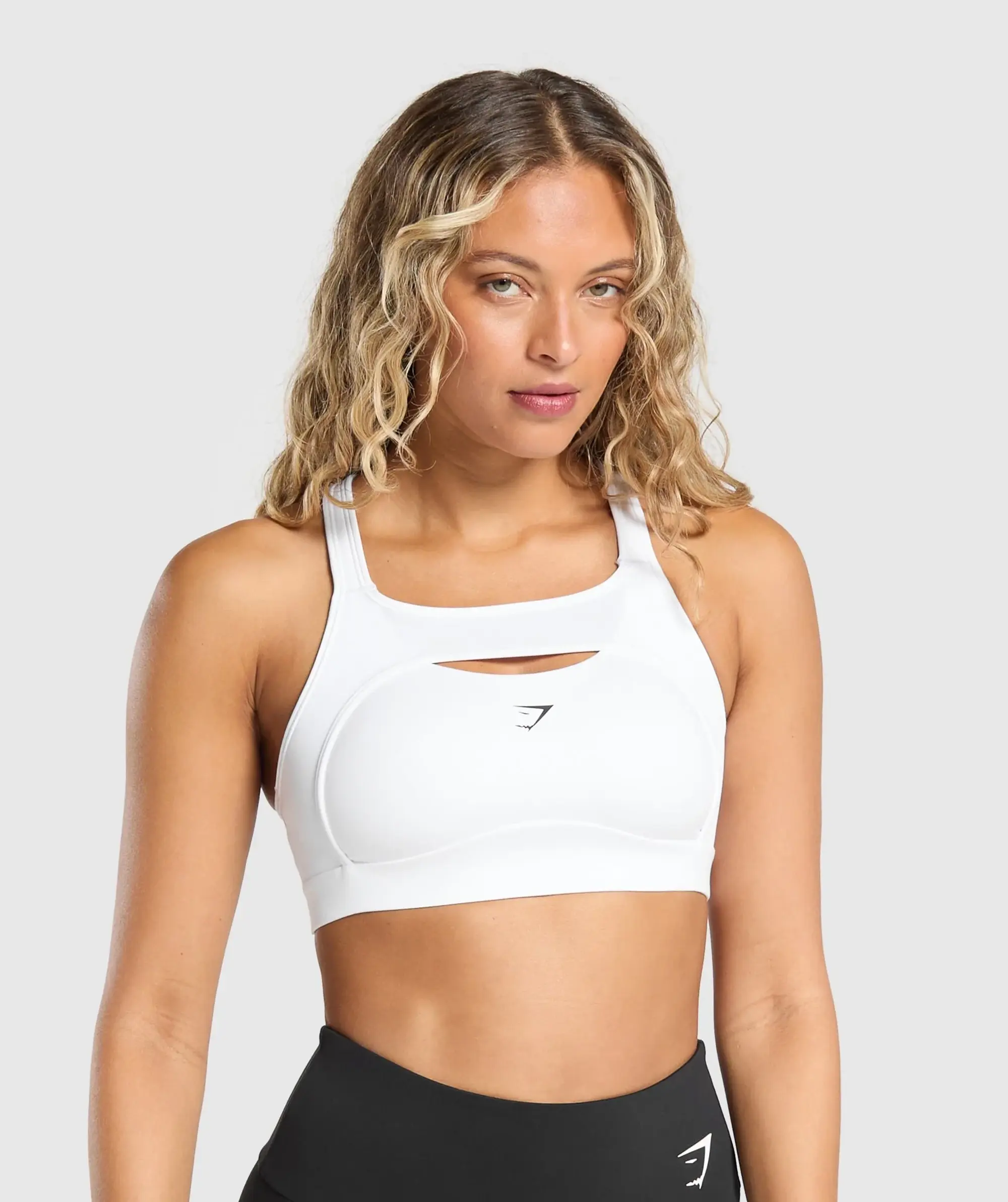  Alpha High Support Sports Bra - White