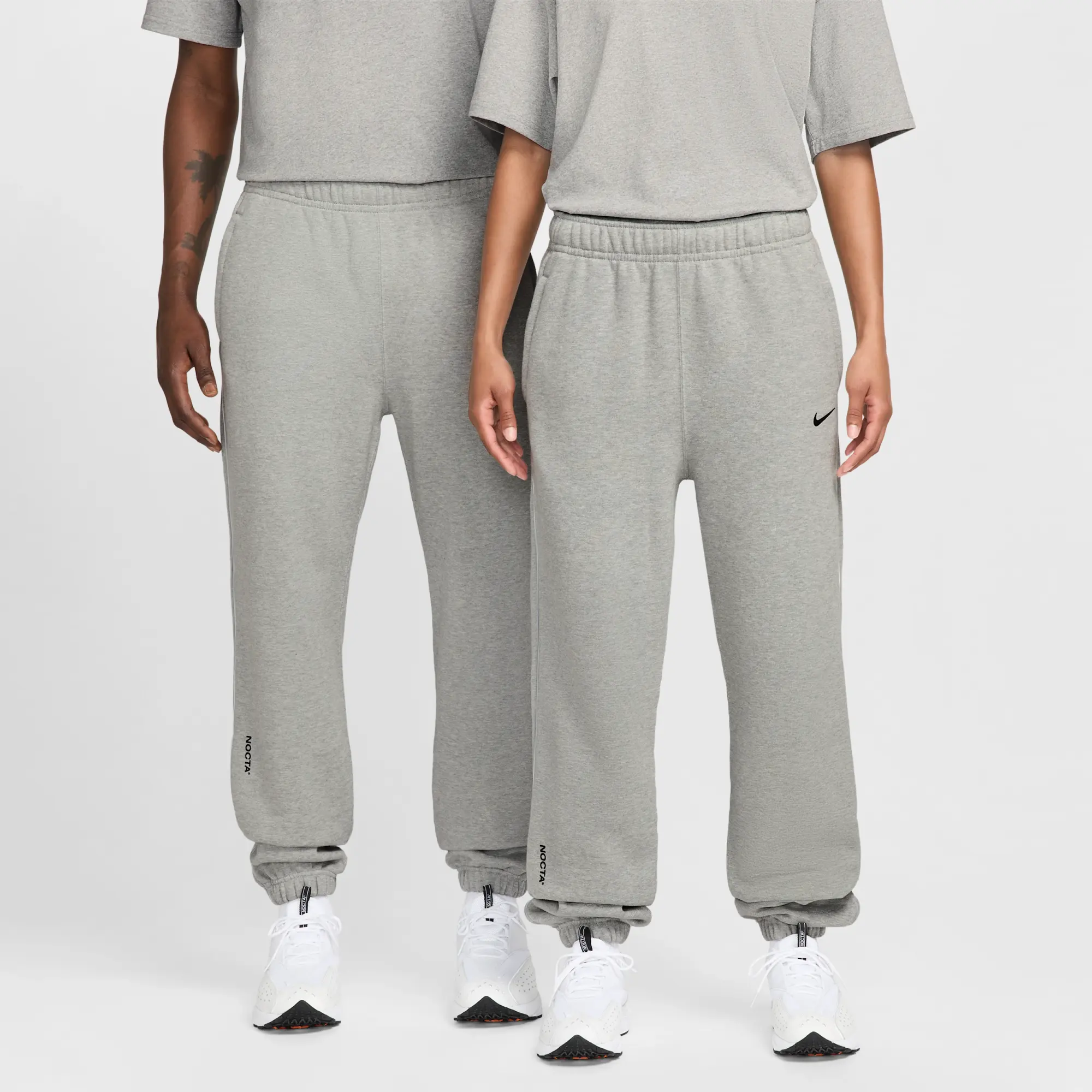 Nike NOCTA NOCTA Fleece Tracksuit Bottoms - Grey - Fleece