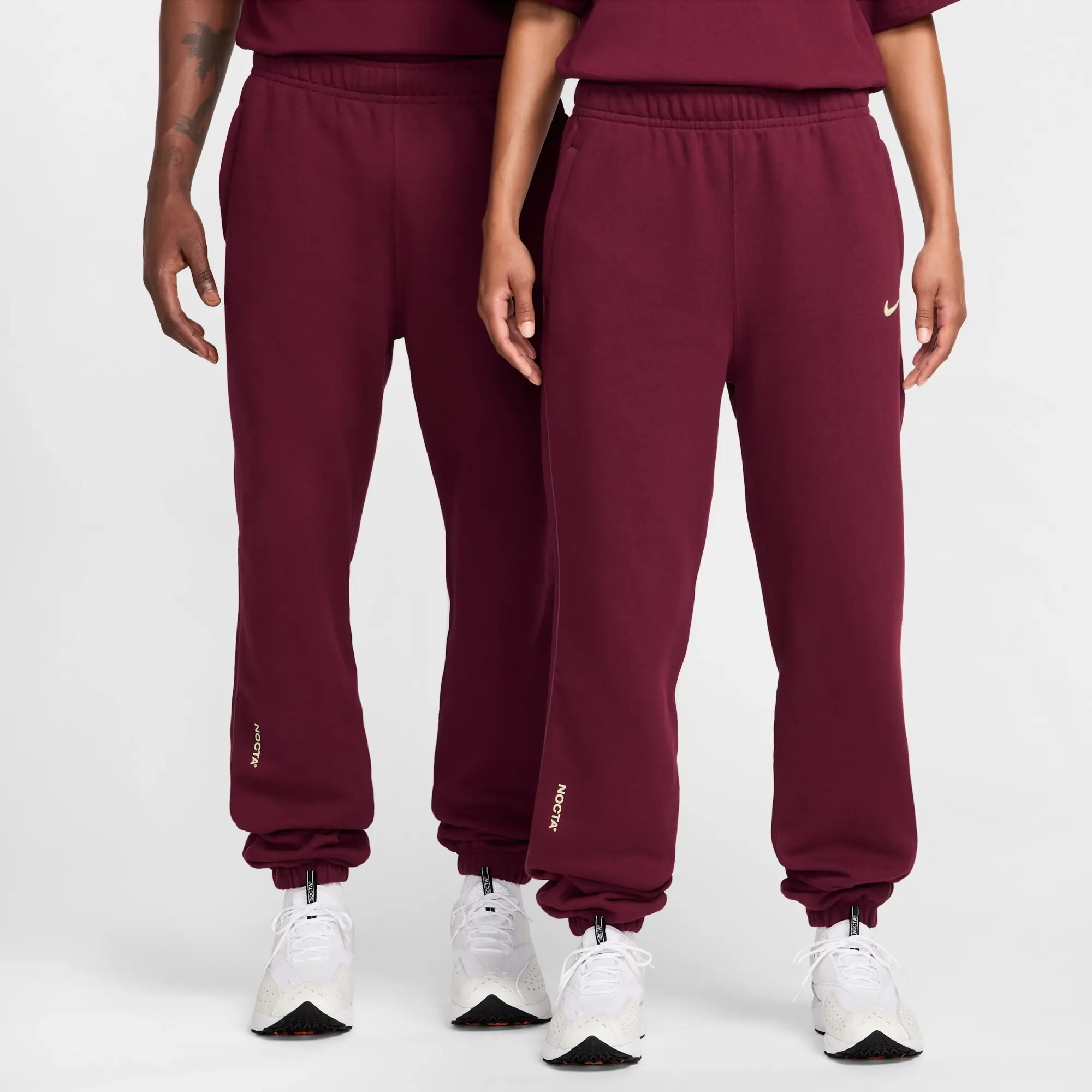 Nike NOCTA NOCTA Fleece Tracksuit Bottoms - Red - Fleece