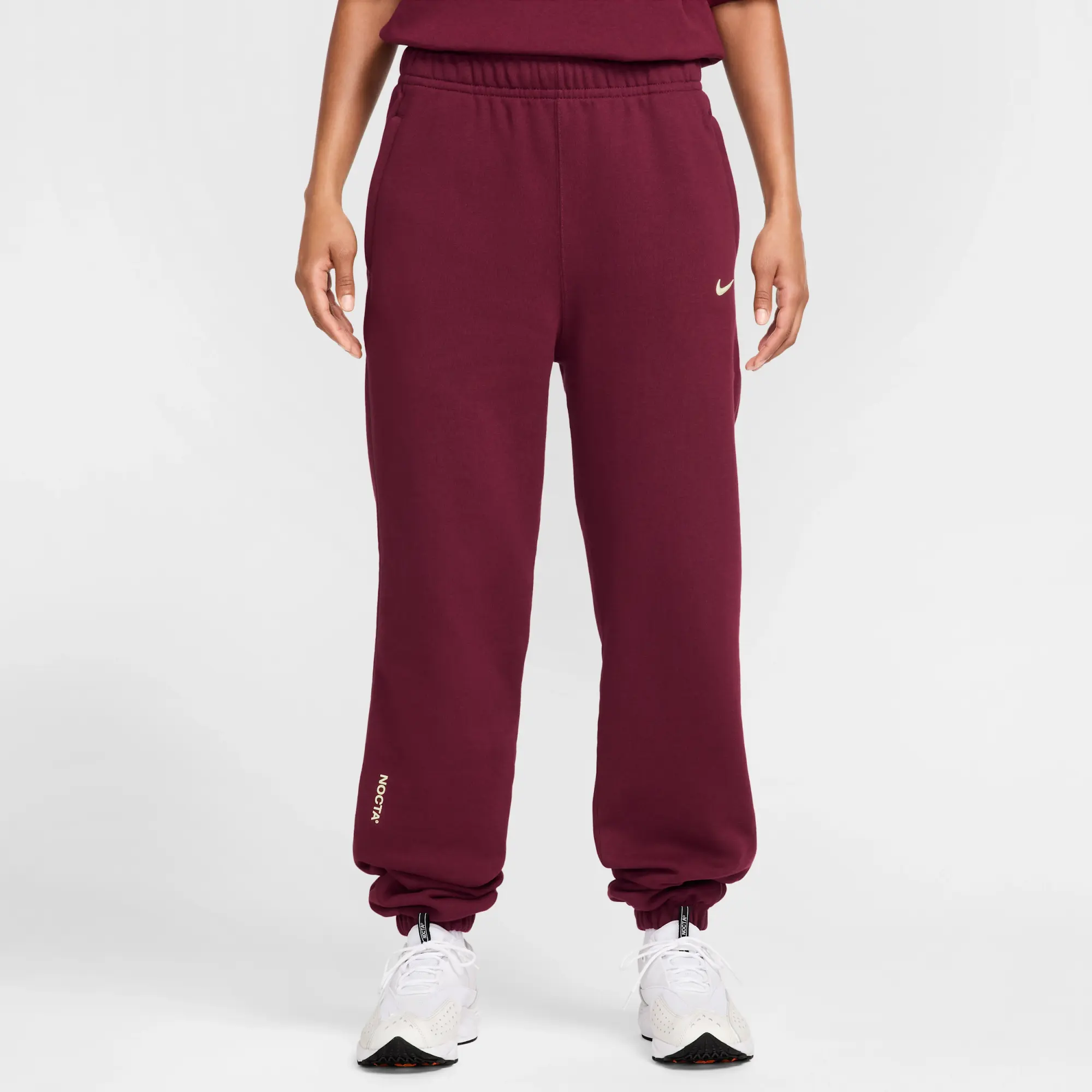 Nike NOCTA NOCTA Fleece Tracksuit Bottoms - Red - Fleece