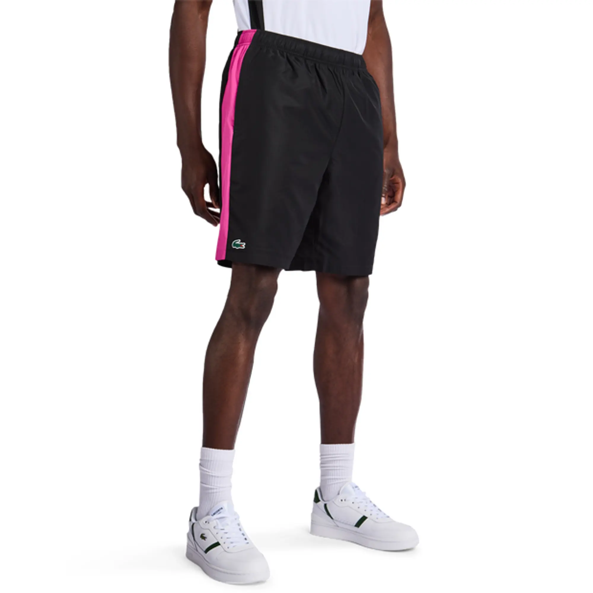 Lacoste Diamond Weave Men Shorts - Black