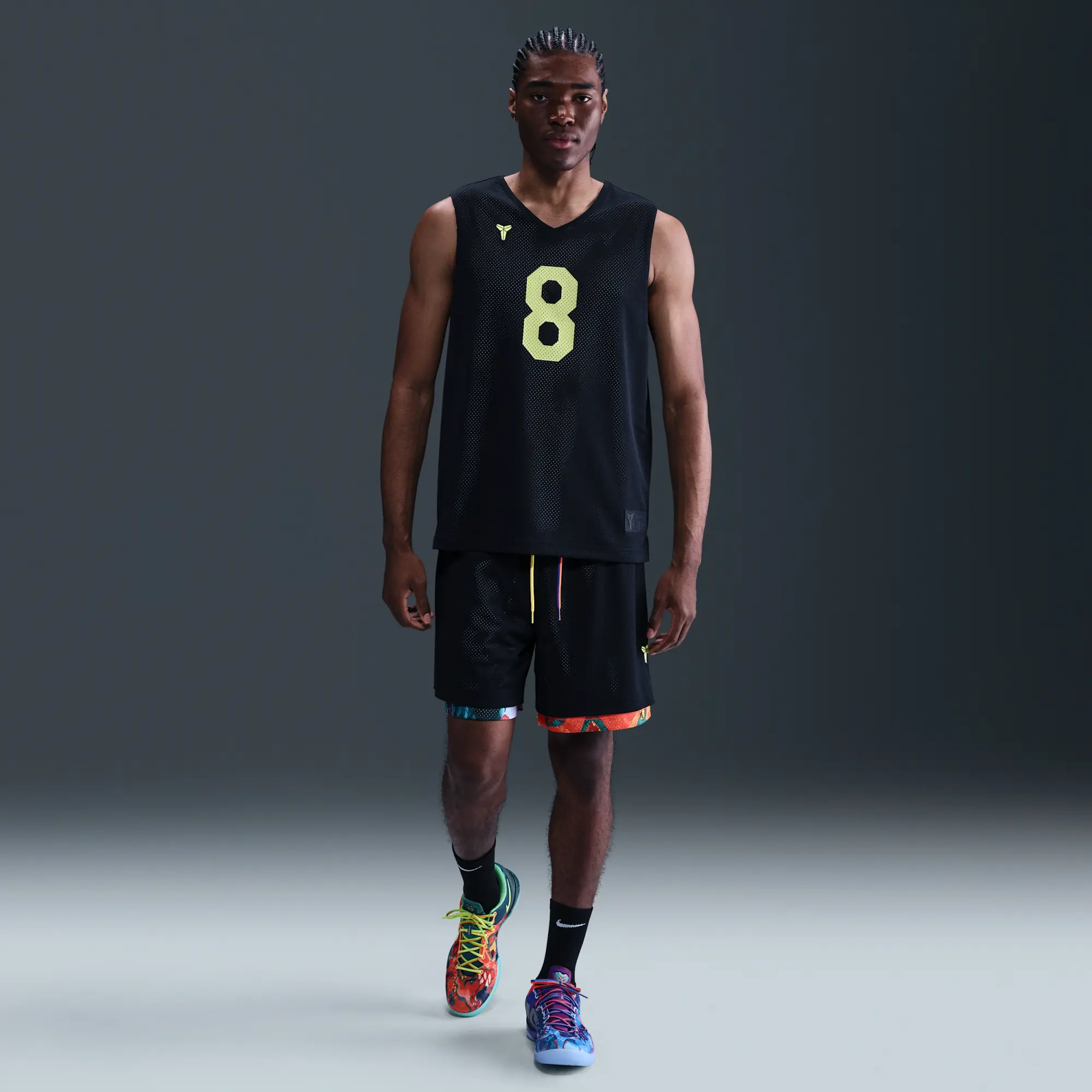 Kobe Nike Dri-FIT Reversible Jersey - Black - Polyester