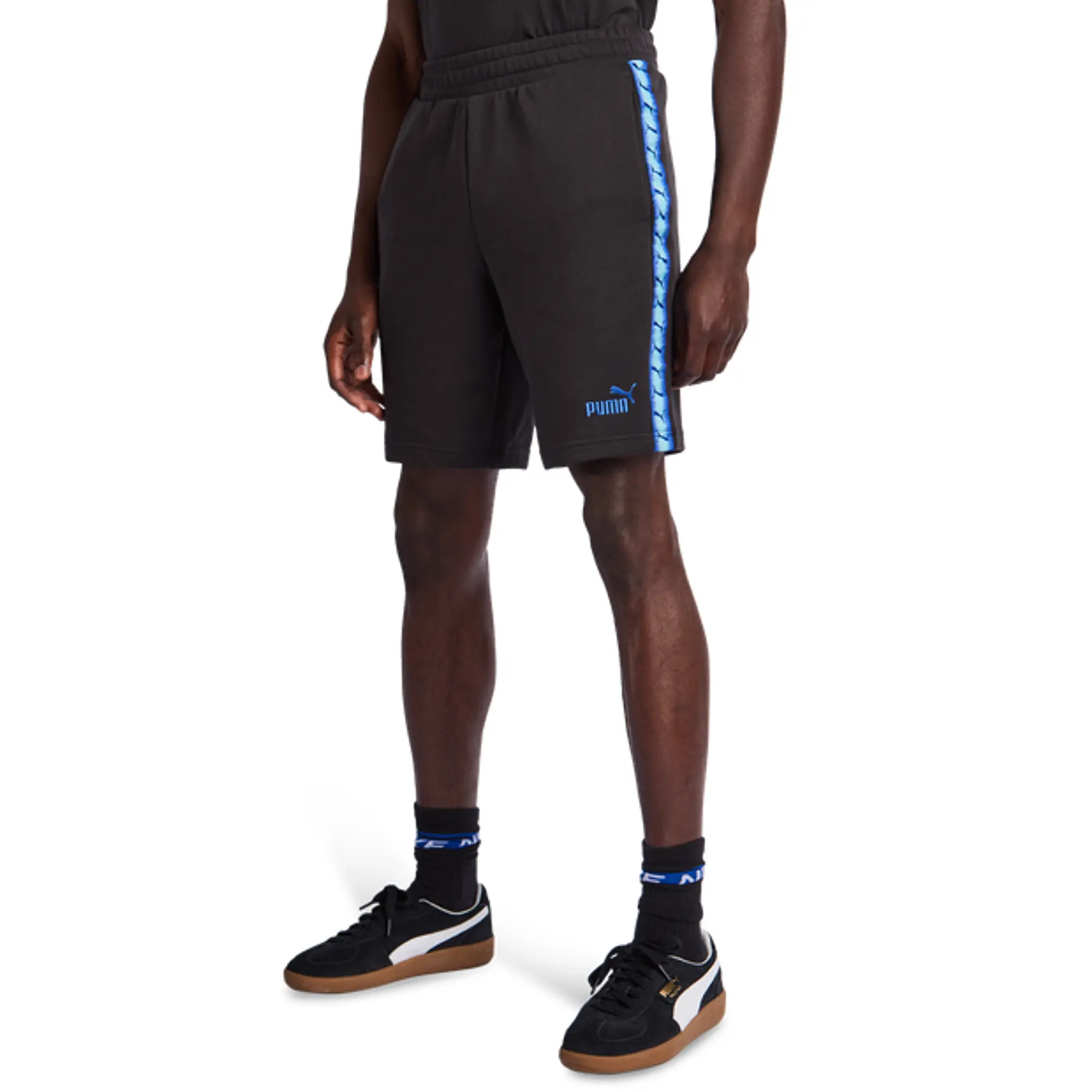 Puma Essentials+ Tape Men Shorts - Blue