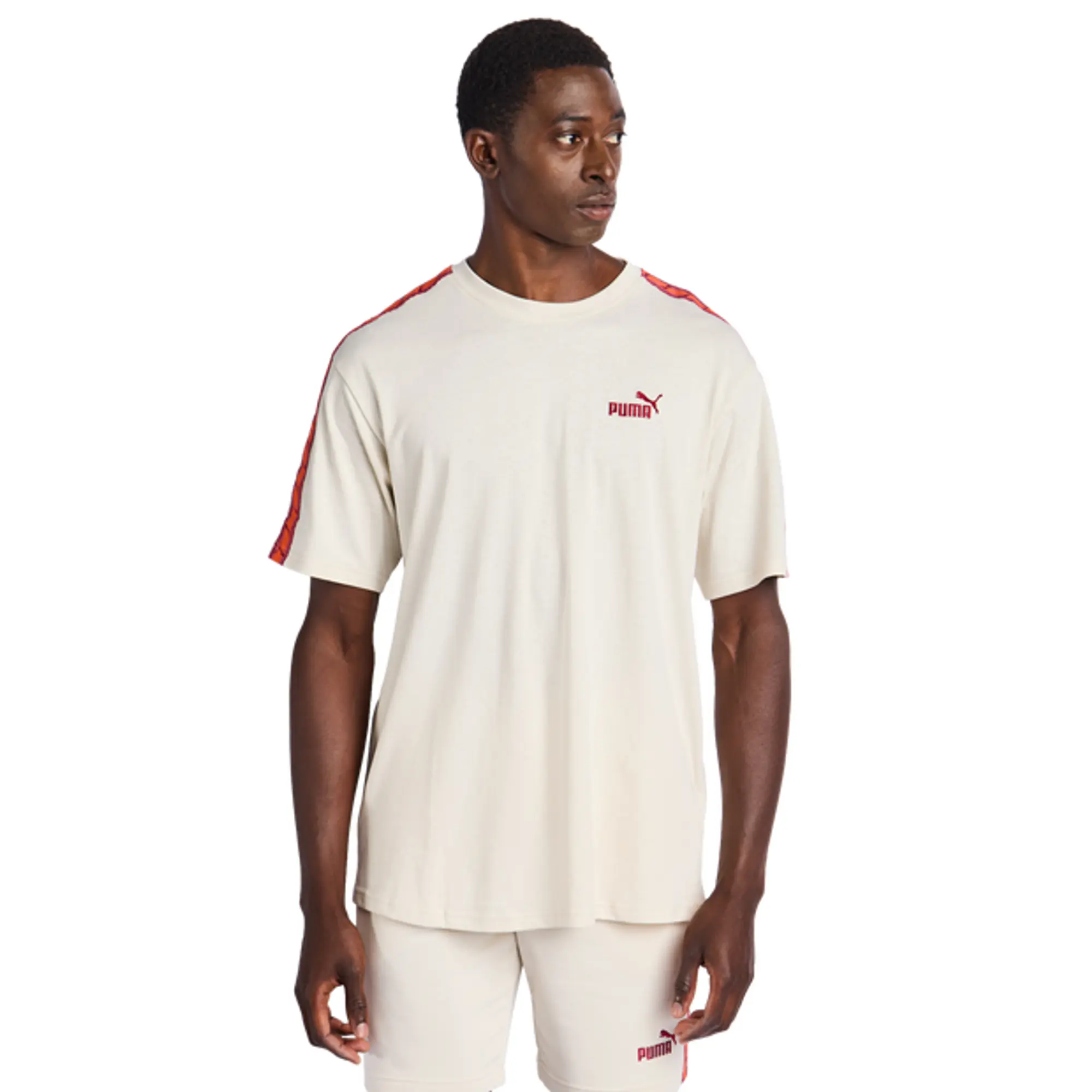 Puma Essentials+ Tape Men T-Shirts - White