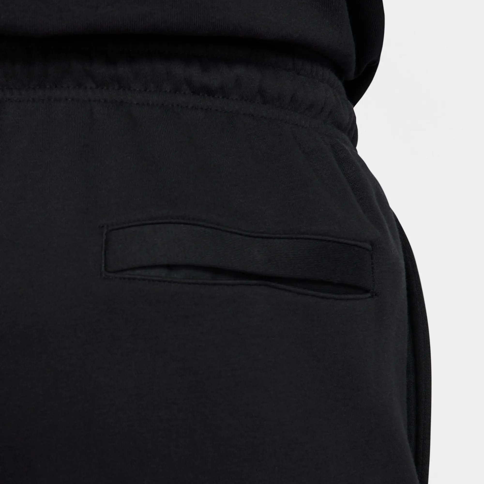 Nike Club Men's Fleece Cargo Trousers - Black - Cotton/Polyester