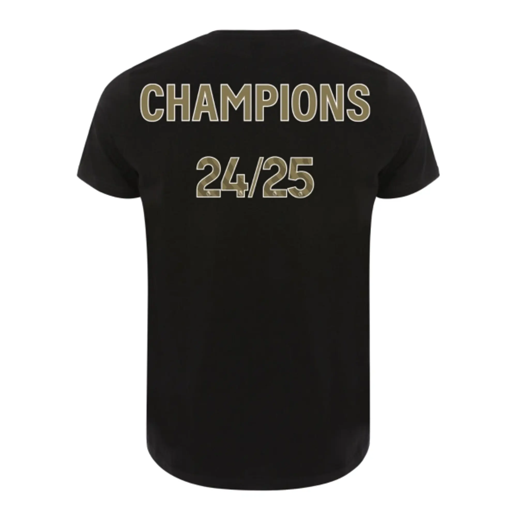 LFC Adults Champions 24/25 Tee Black