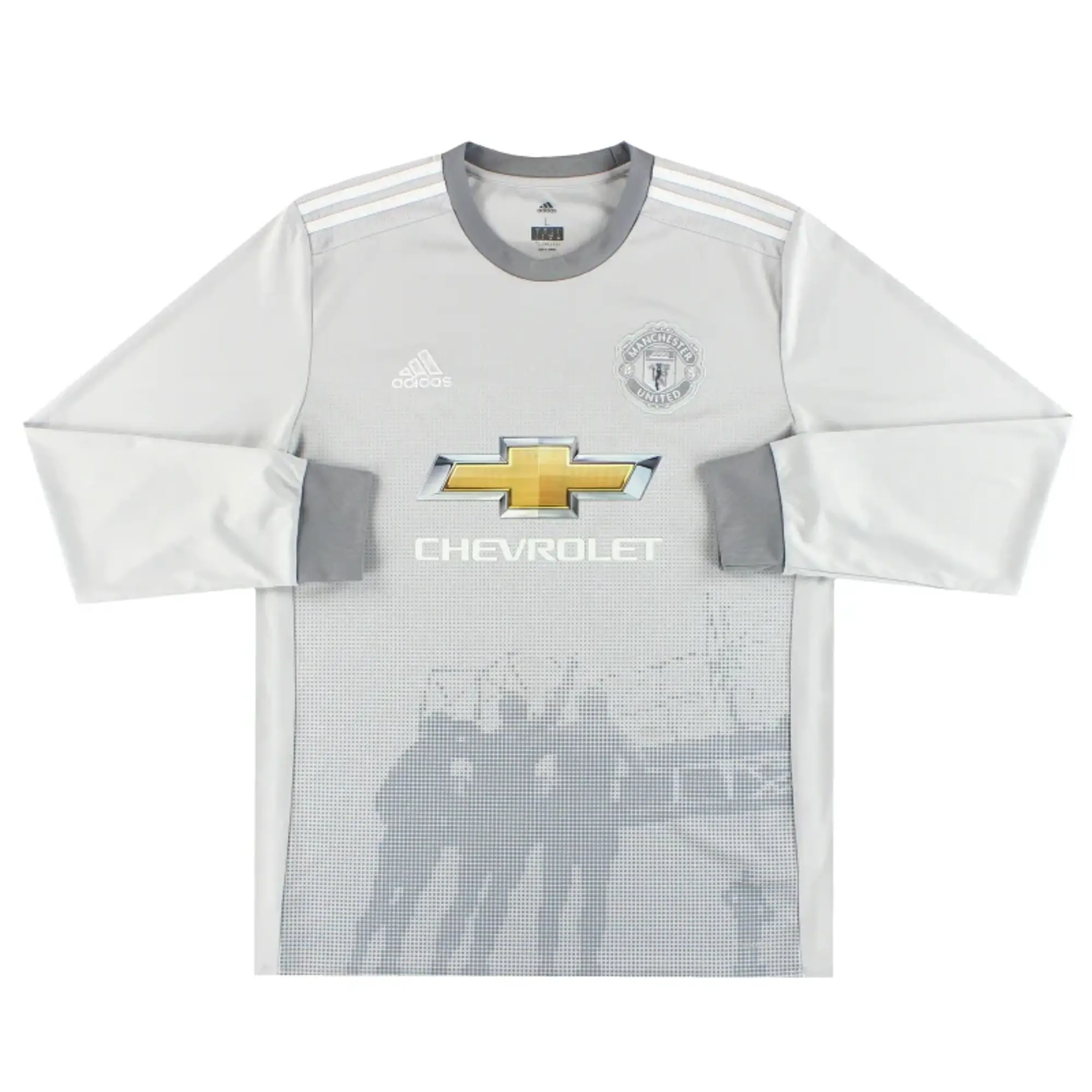 2017-18 Manchester United adidas Third Shirt L/S L - Manchester United / Excellent / Large