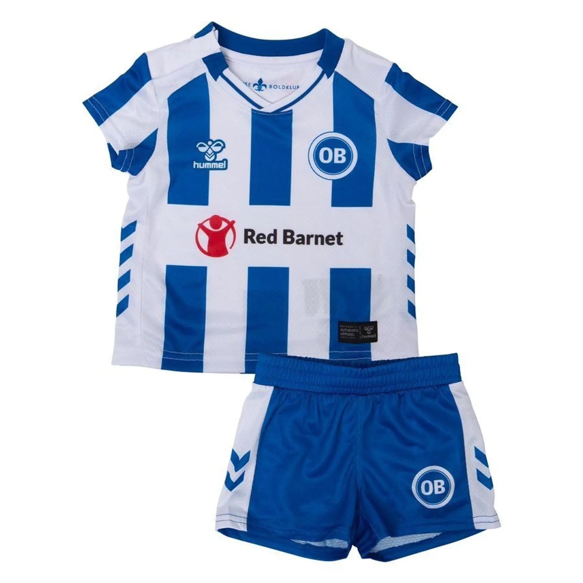 Odense Boldklub Home Shirt 2025/26 Mini-Kit Kids - ['White', 'Blue']