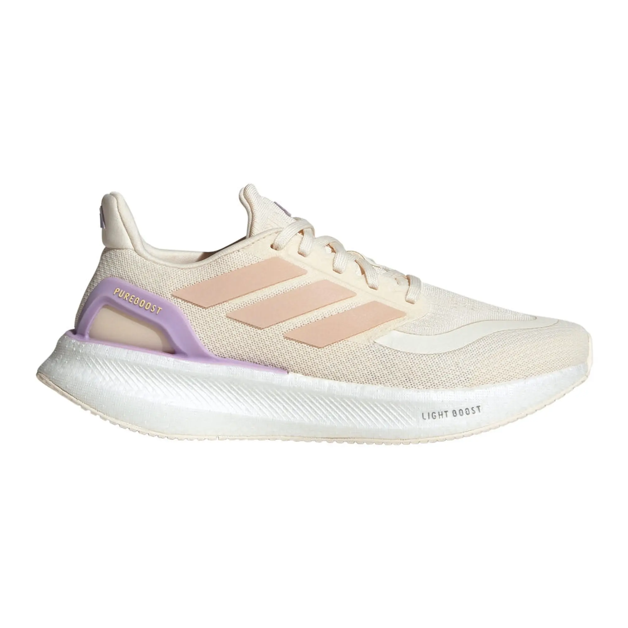 adidas Pureboost 5 Neutral Running Shoe Women - Cream, Pink