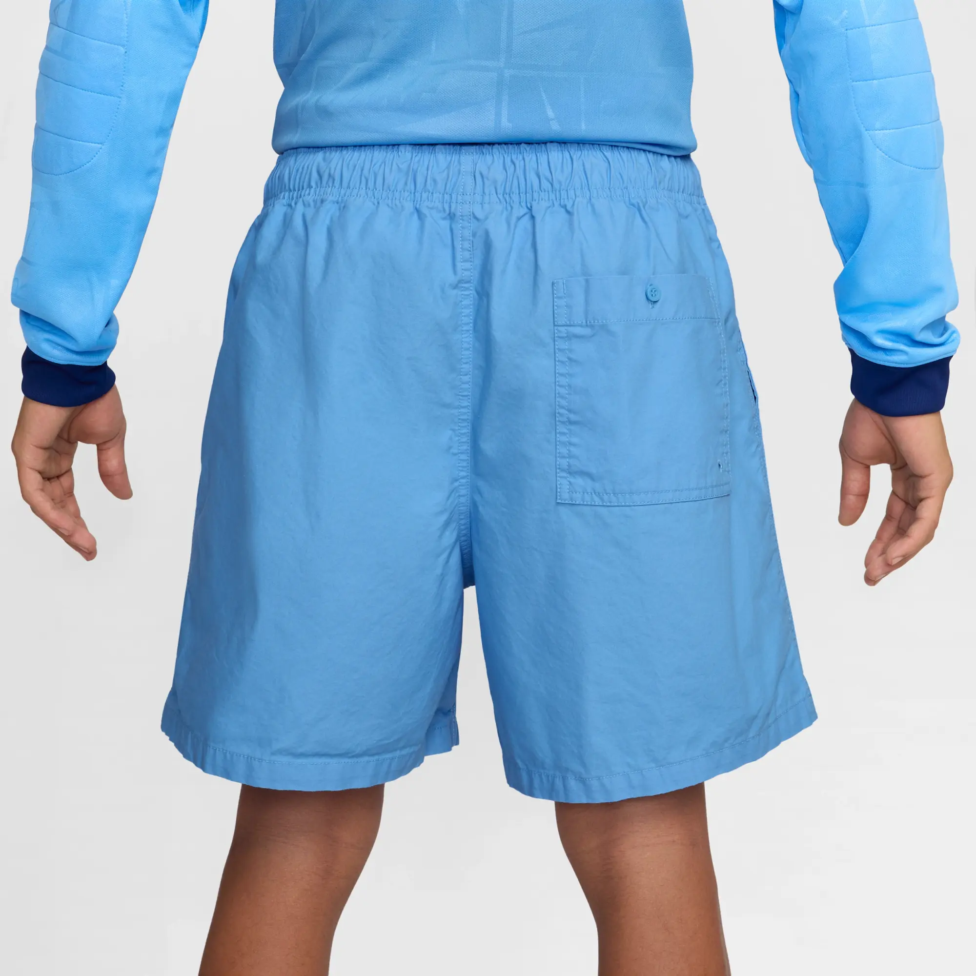 Nike Club Men's Flow Shorts - Blue - Cotton