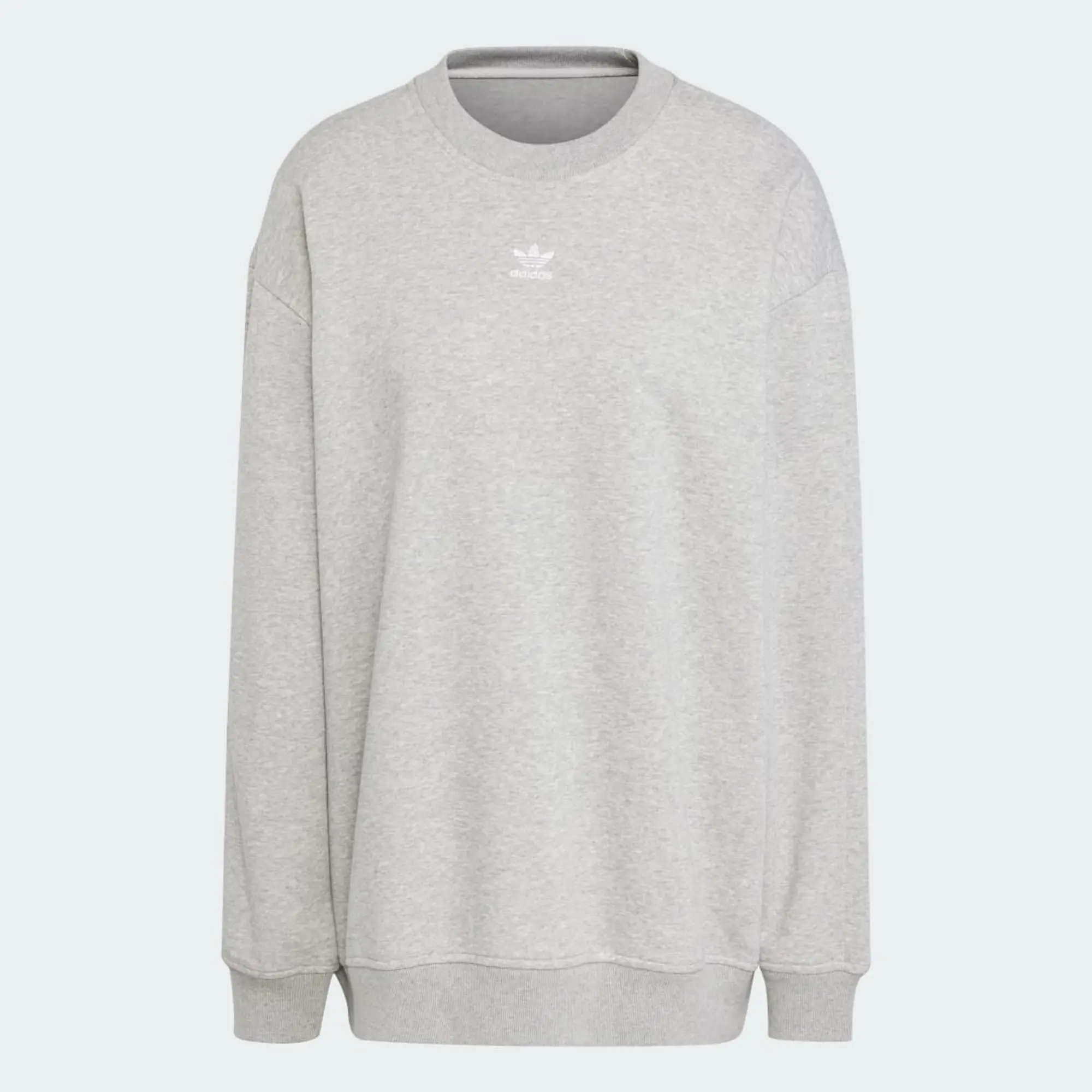 adidas Essentials Fleece Long Oversized Crew Sweatshirt